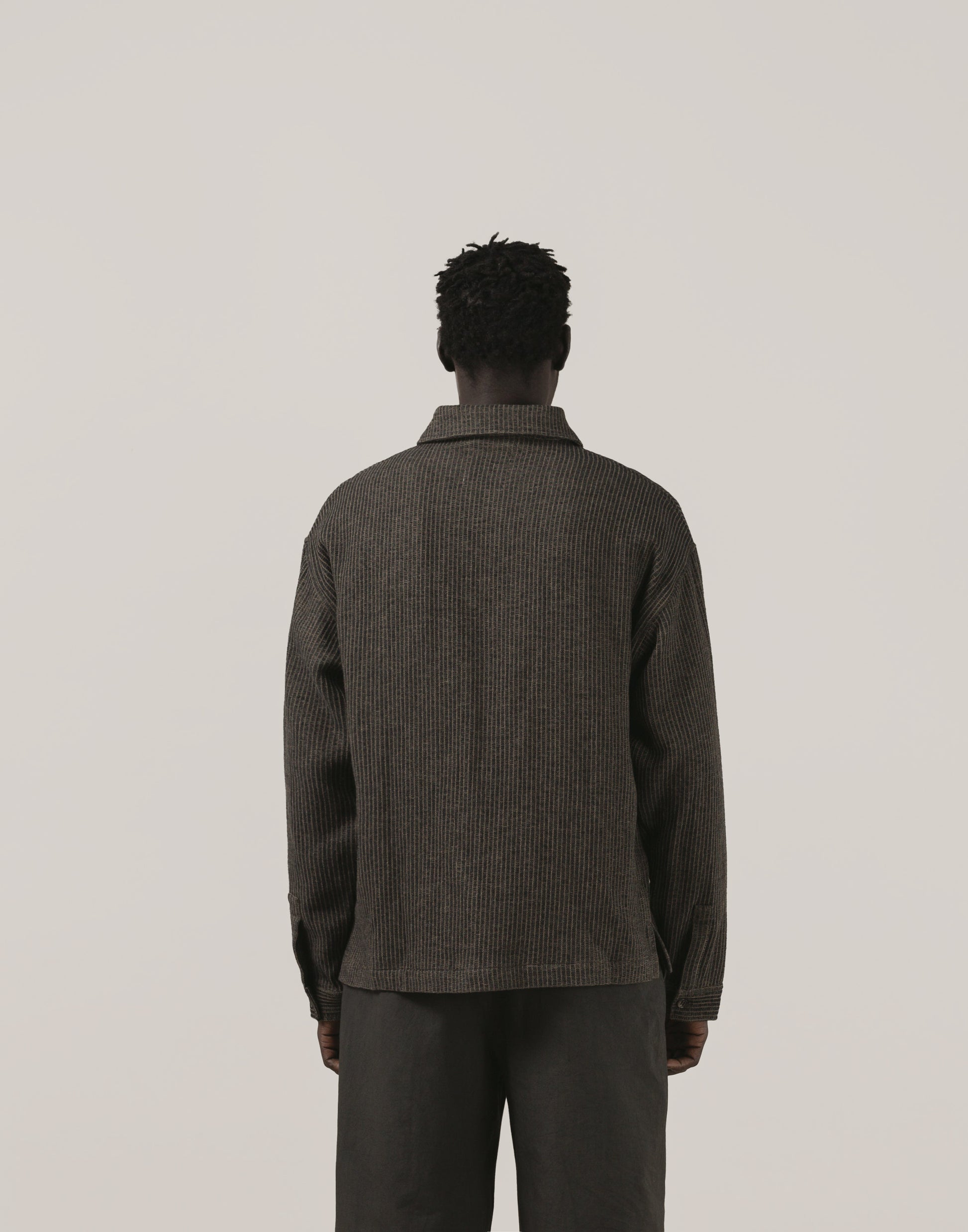 Satta | Box Overshirt - Graphite / Olive