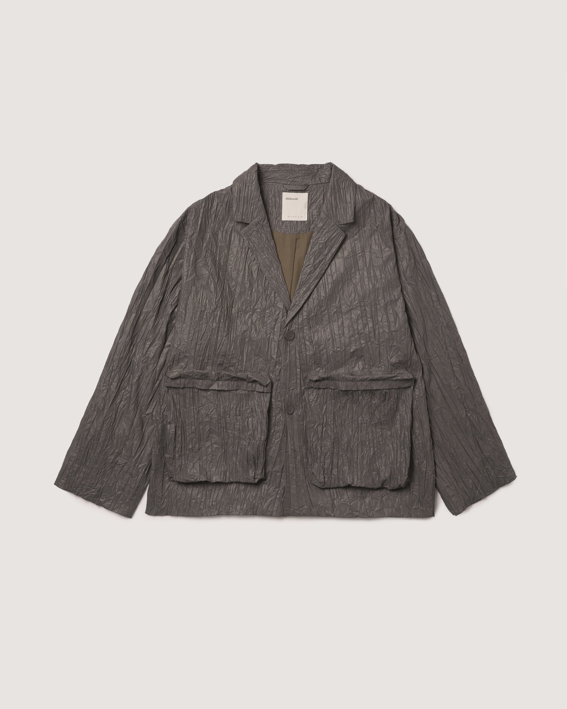 Satta | Crinkle Blazer - Graphite