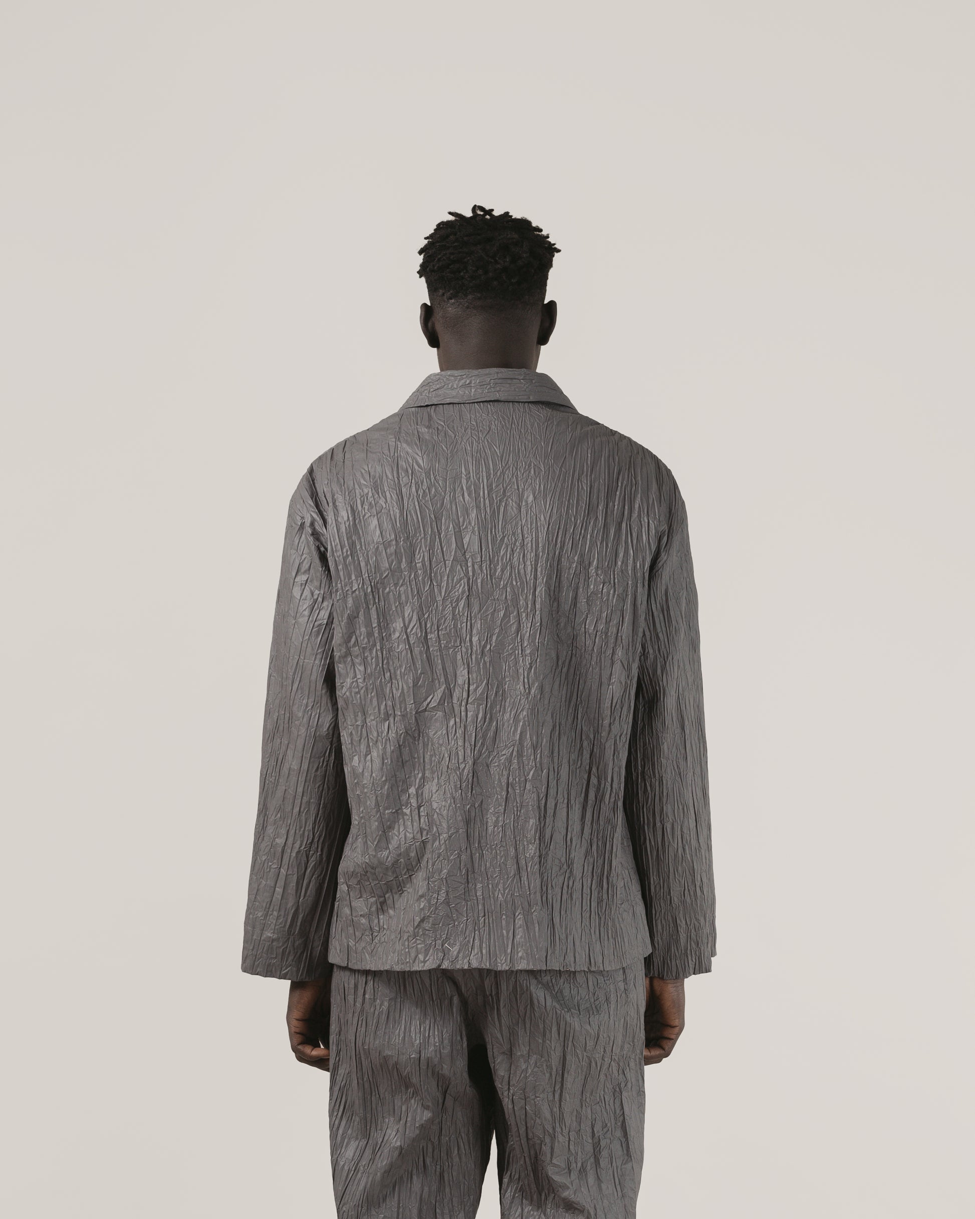 Satta | Crinkle Blazer - Graphite