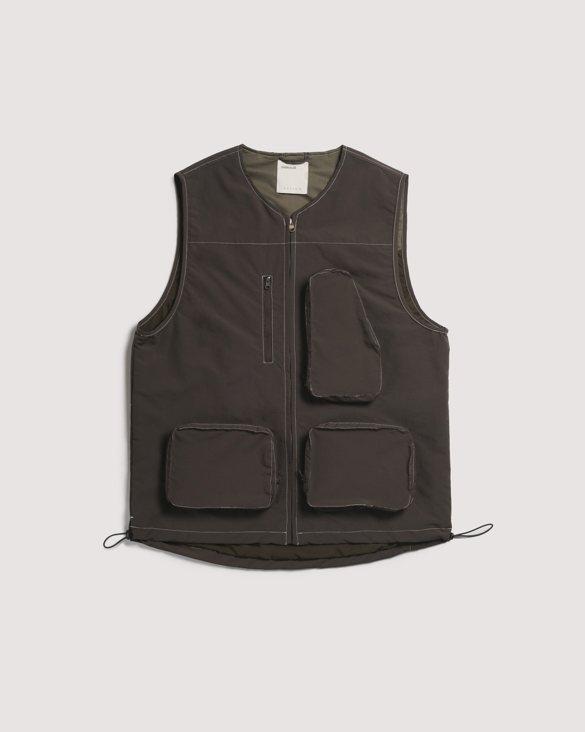 Cargo Vest - Charcoal