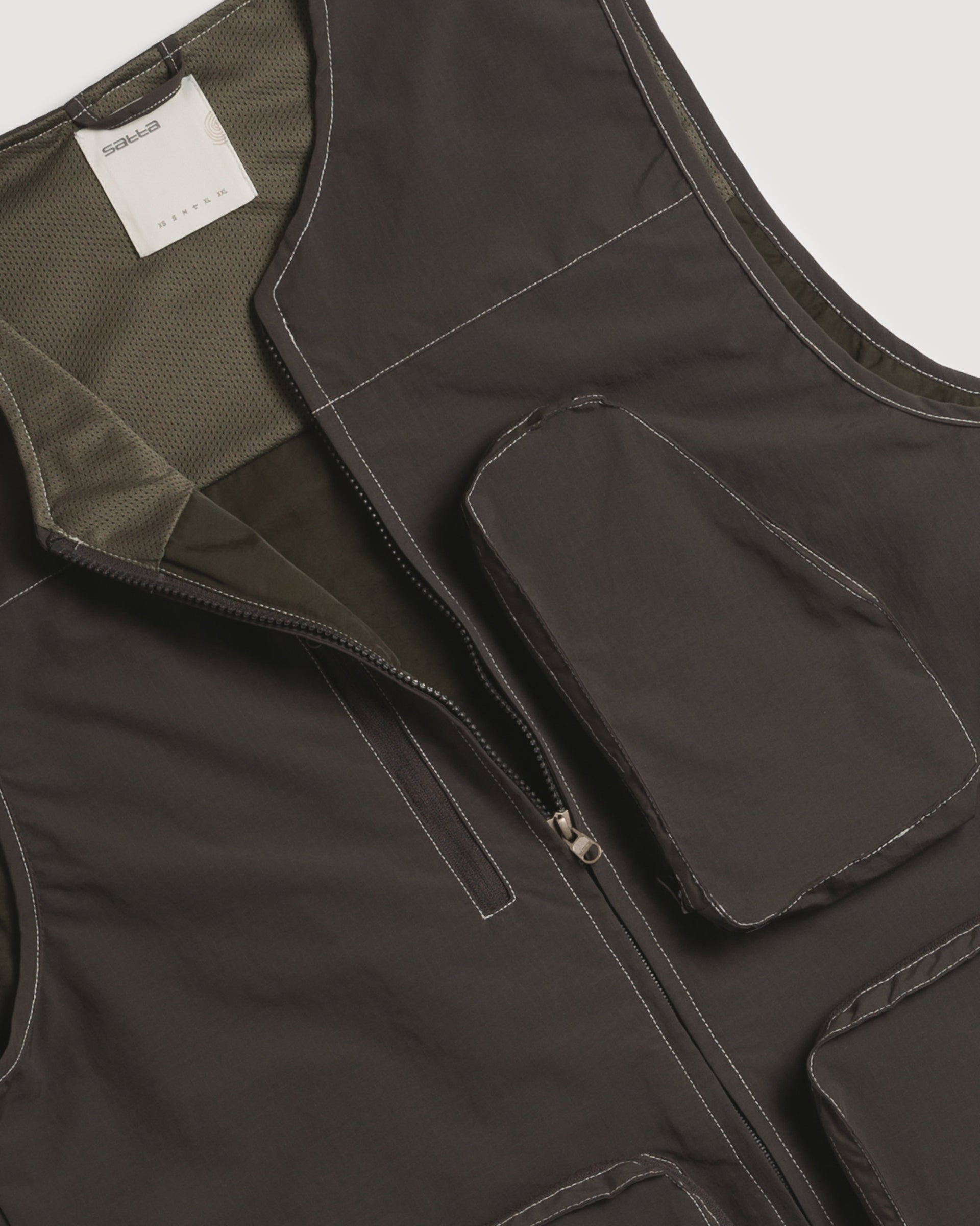 Cargo Vest - Charcoal