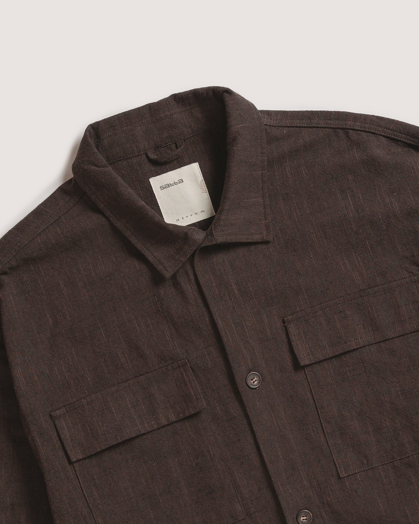 Satta | Box Jacket - Speckled Brown