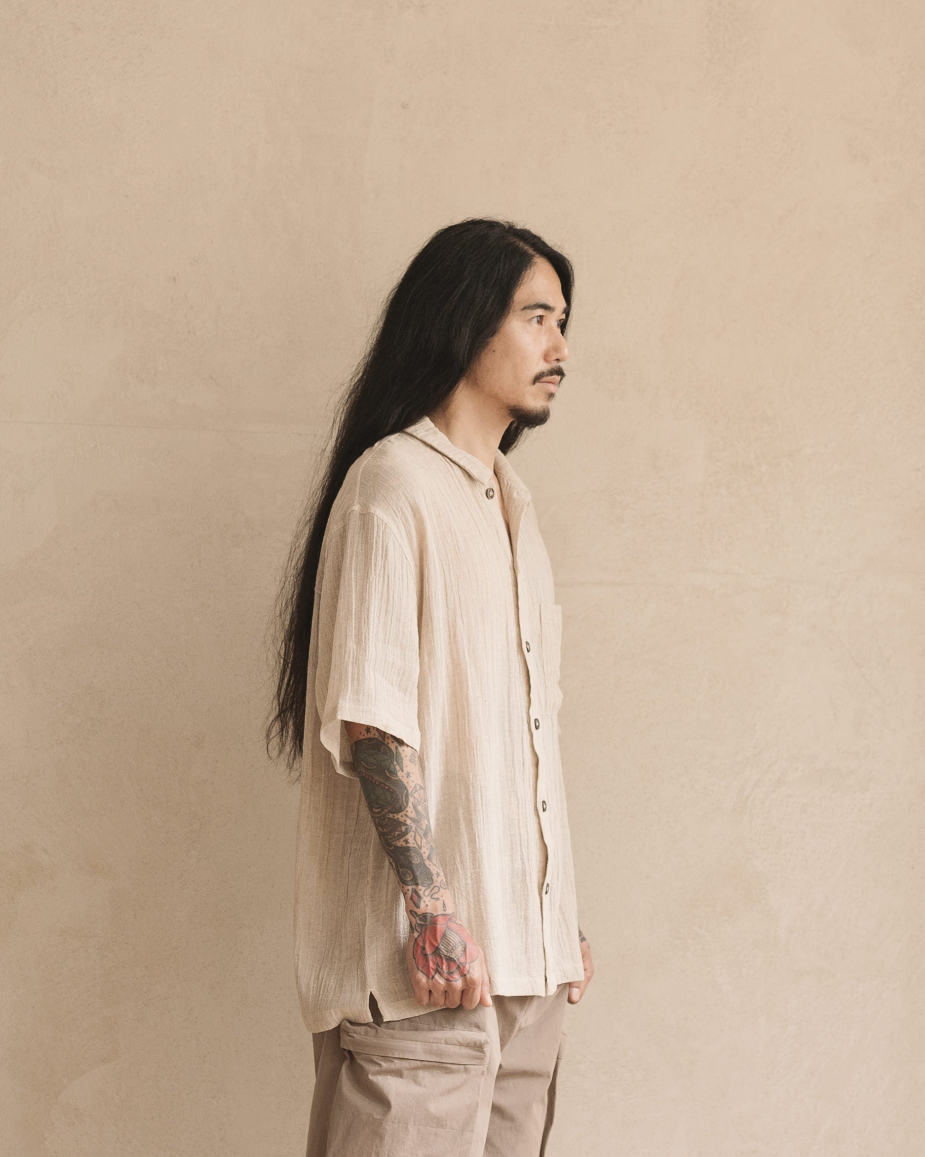 Satta | Paseo Shirt - Raw Ecru