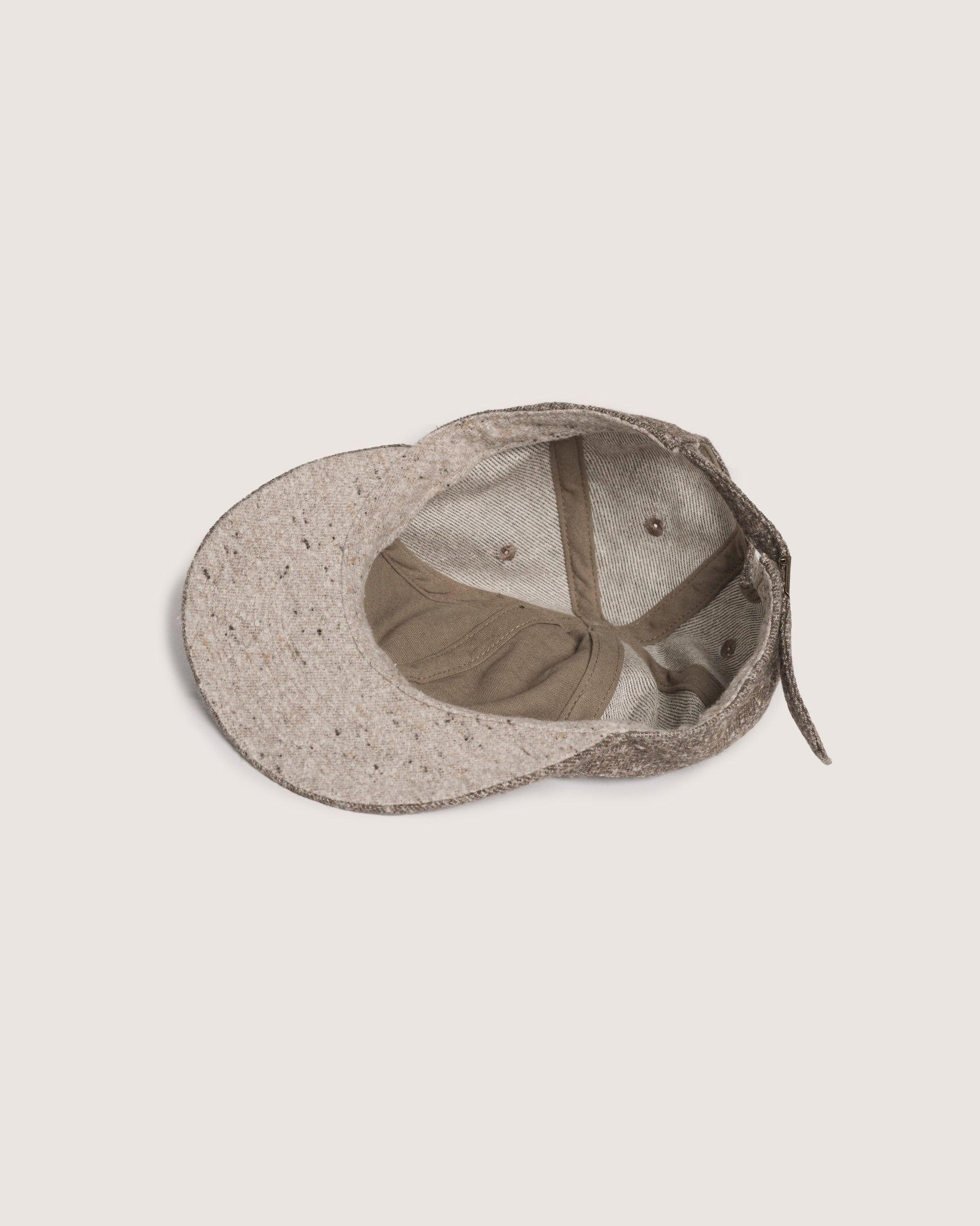 Flannel Cap - Speckled Brown