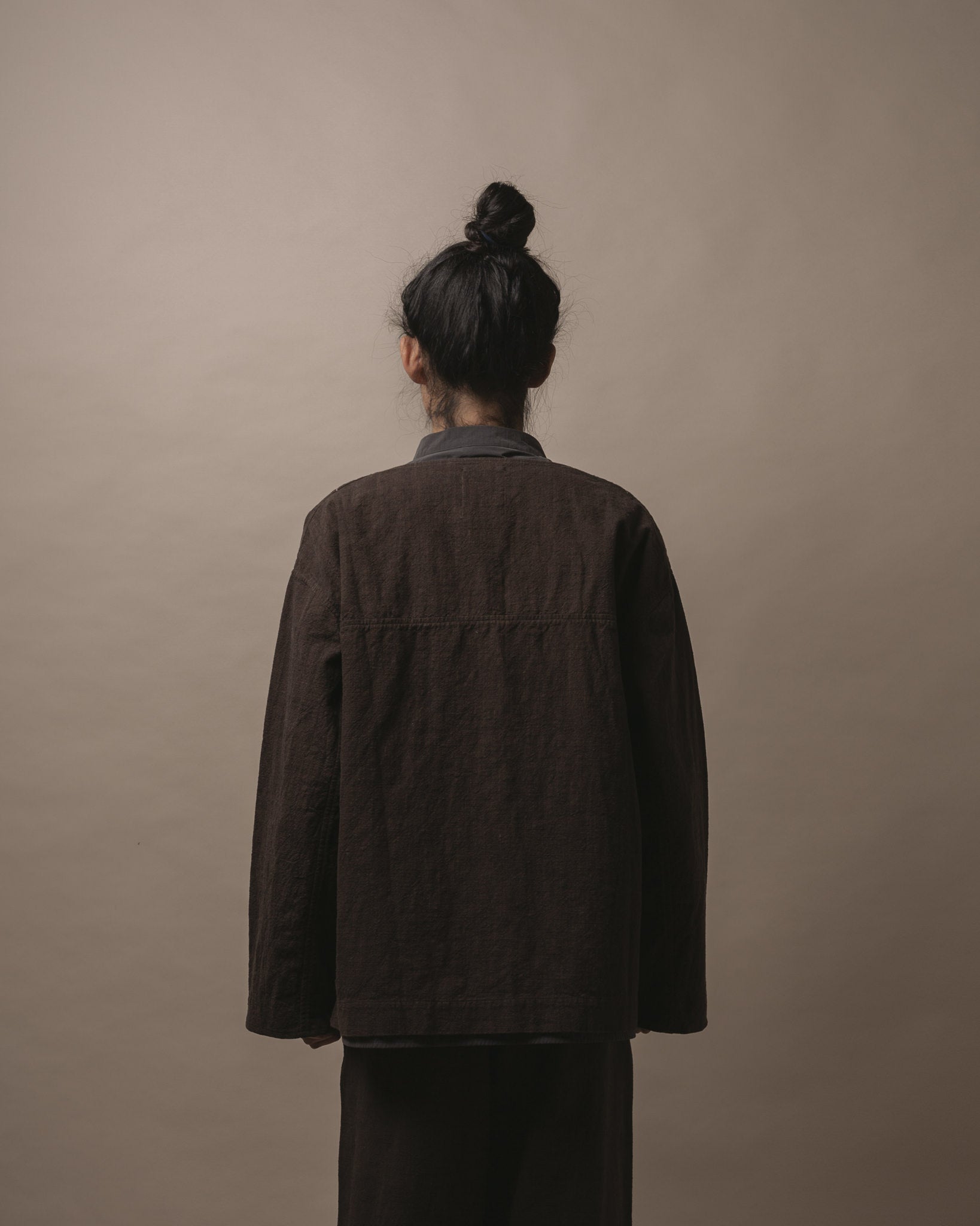 Baseball Collar Layer - Speckled Brown
