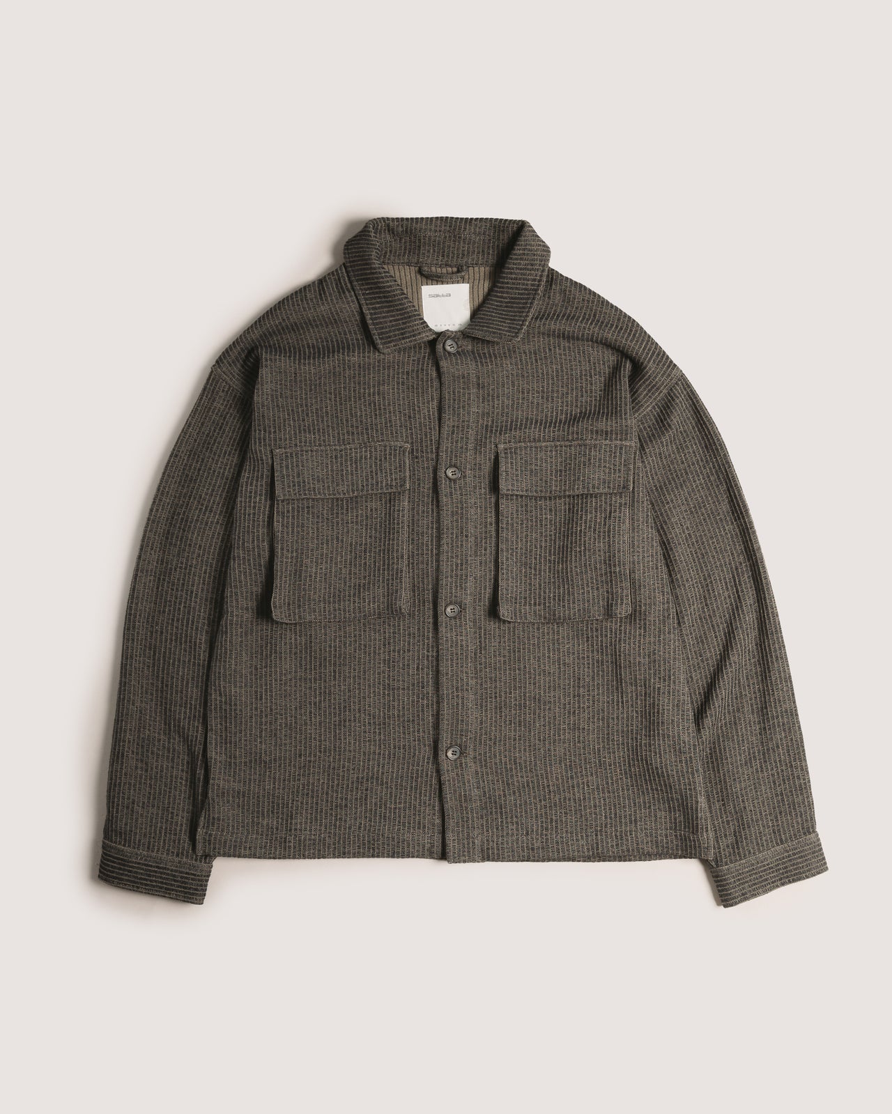 Satta | Box Overshirt - Graphite / Olive