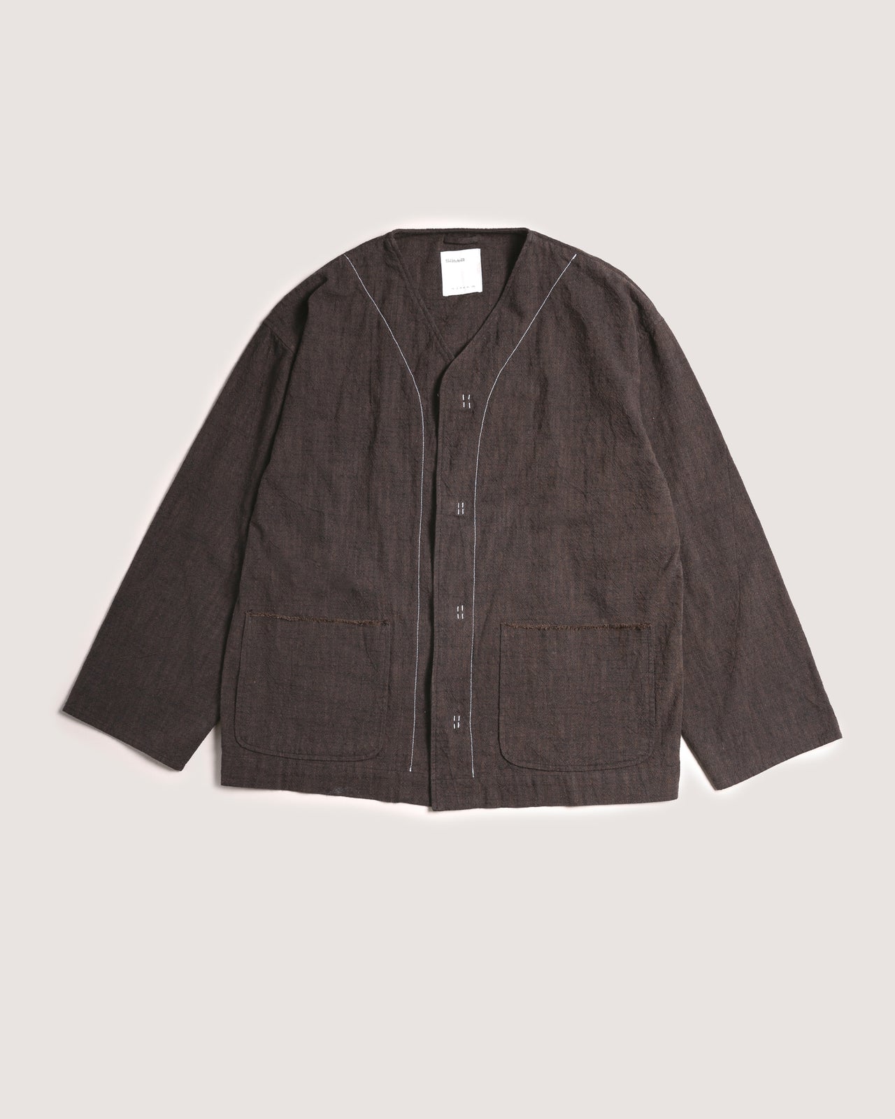 Satta | Baseball Collar Layer - Speckled Brown