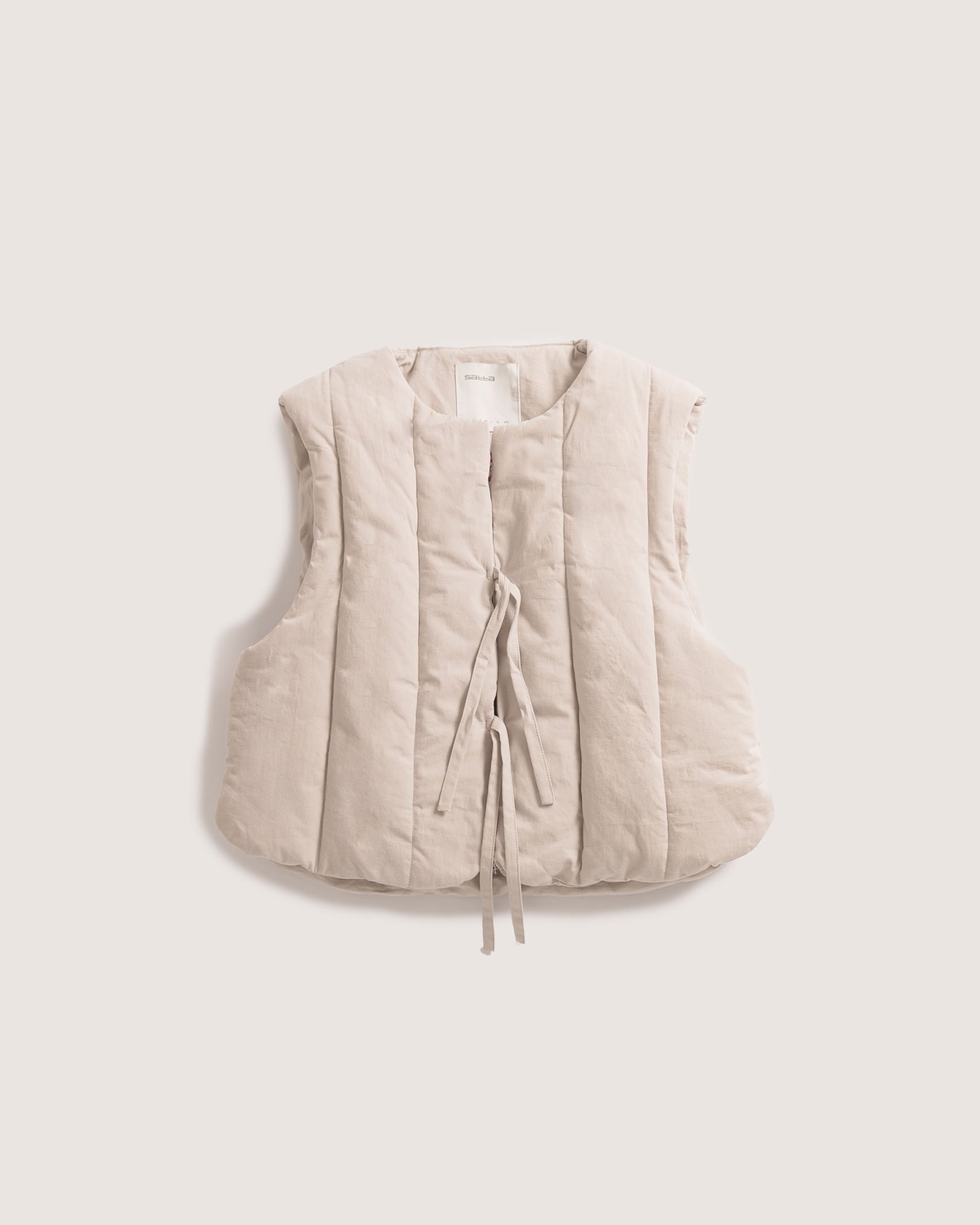 Satta Insulated Leaf Vest [W] - Ecru