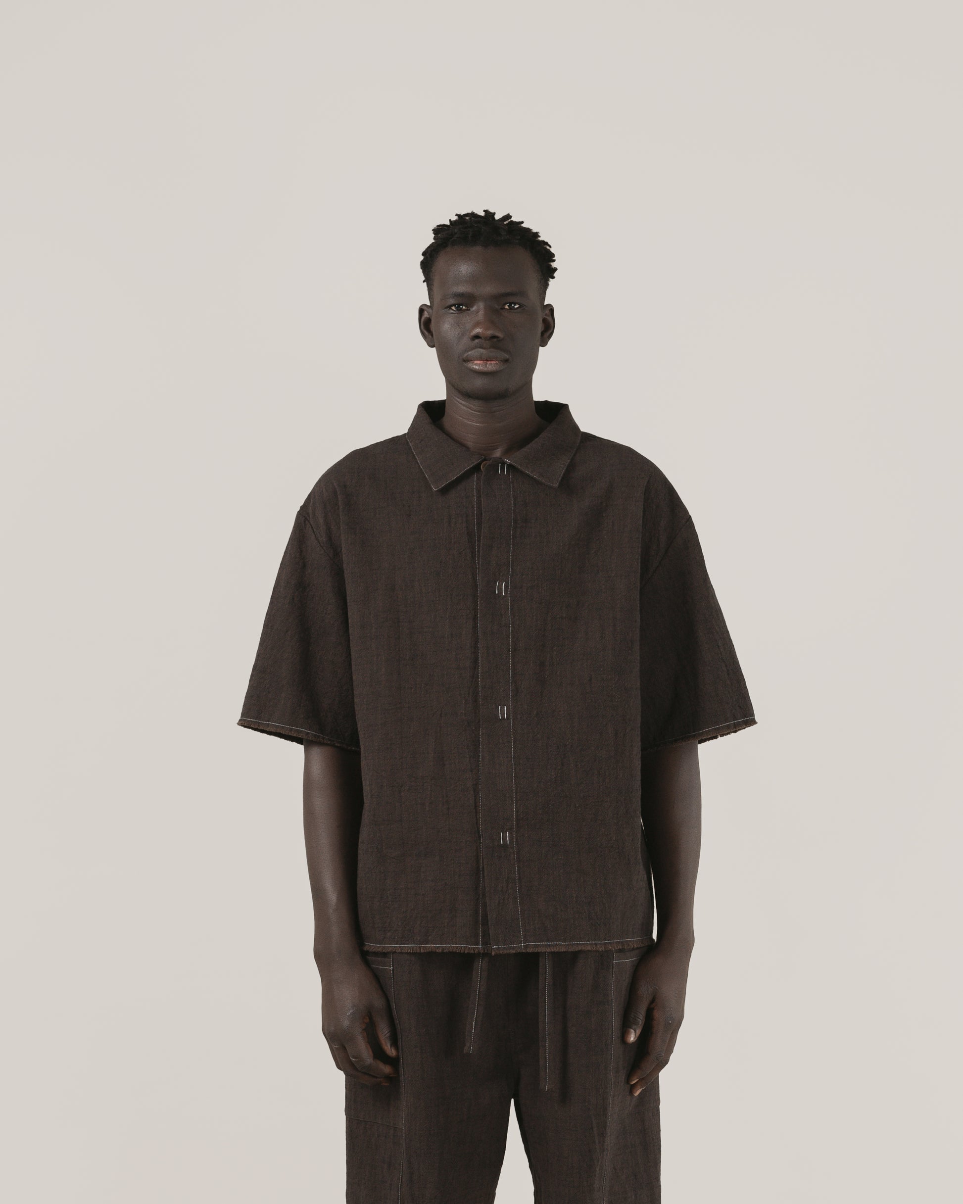 Satta | Tack Shirt - Speckled Brown