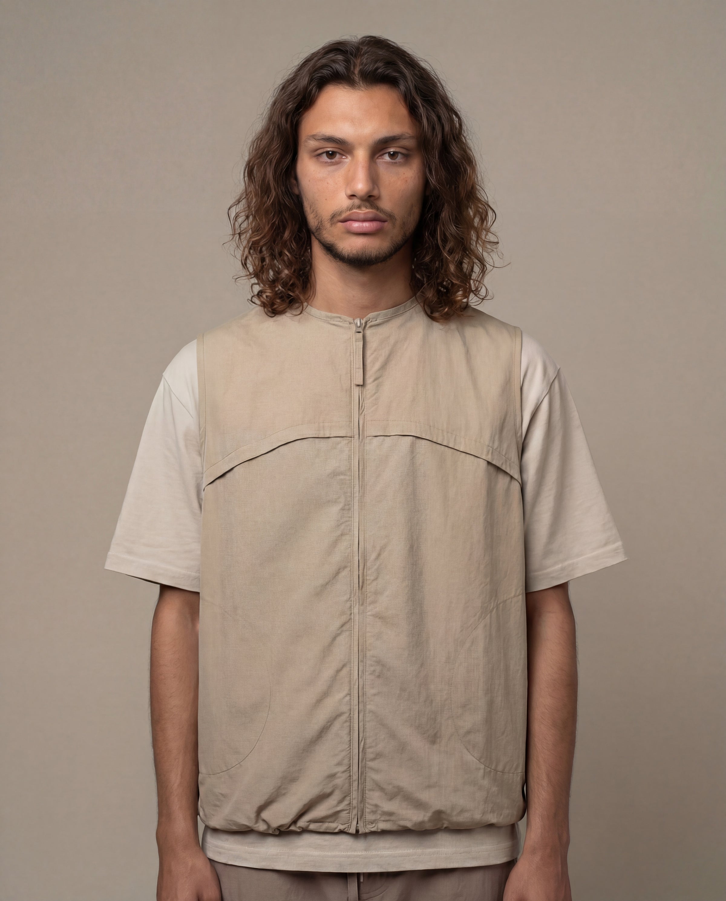 Satta Balloon Vest - Dark Stone