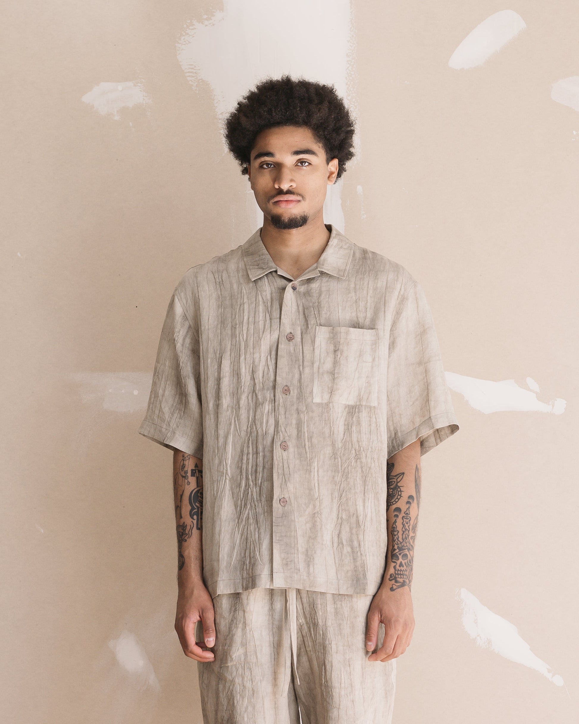 Paseo Shirt - Marbled Grey