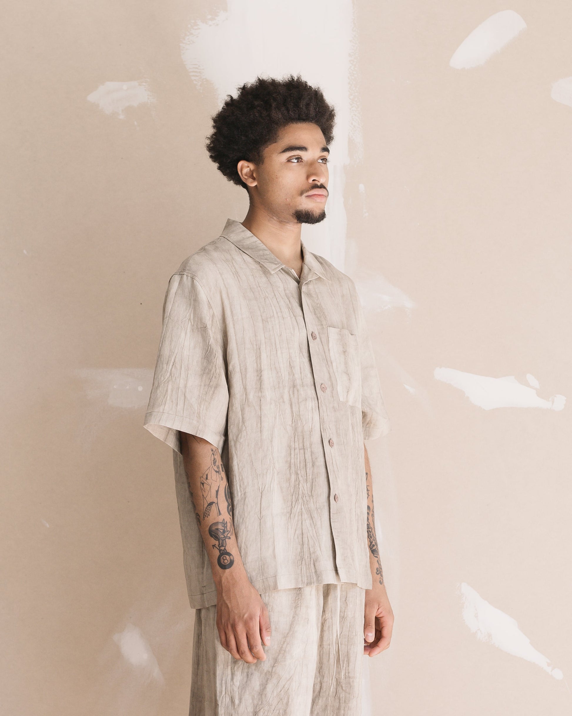 Paseo Shirt - Marbled Grey