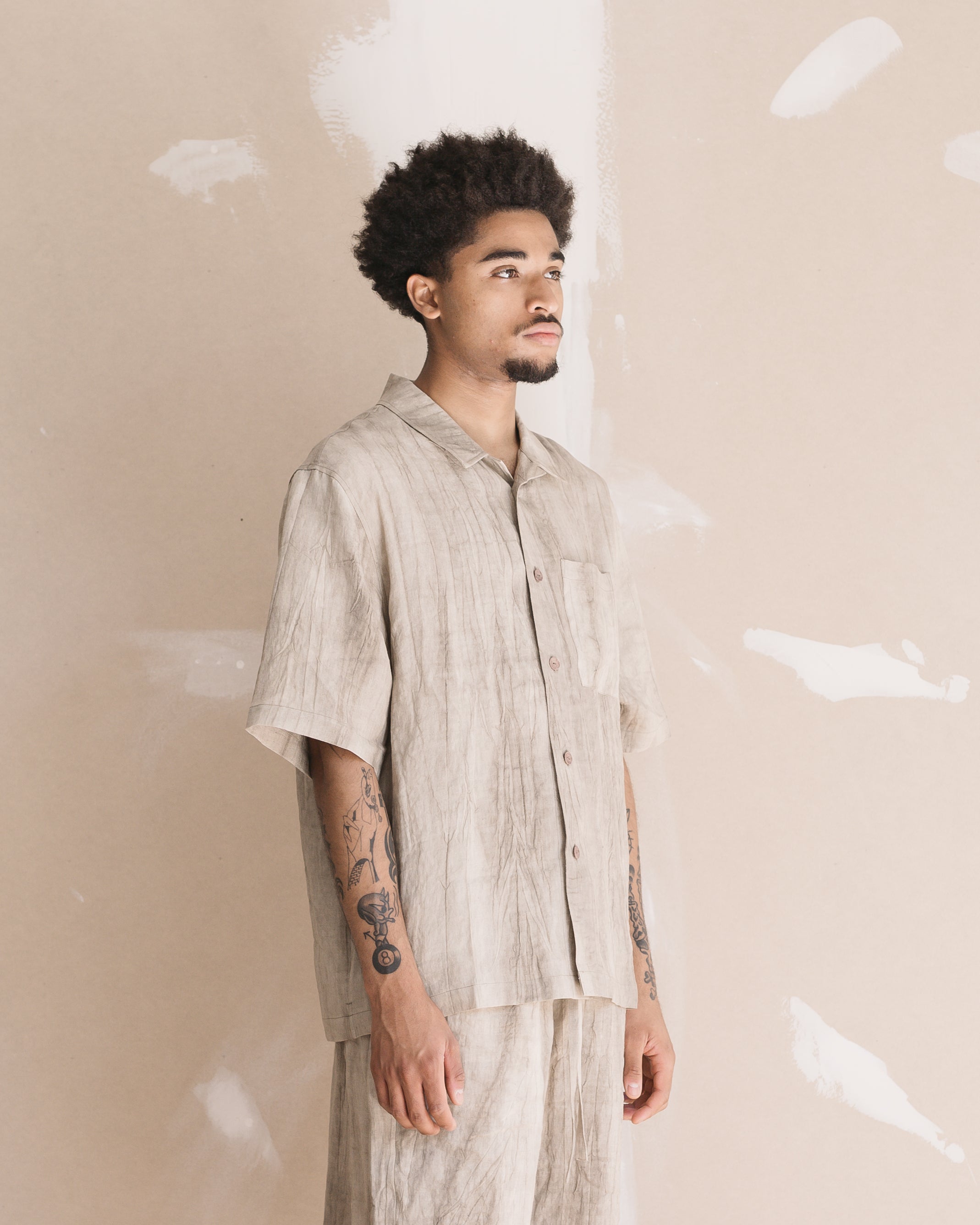 Satta Paseo Shirt - Marbled Grey