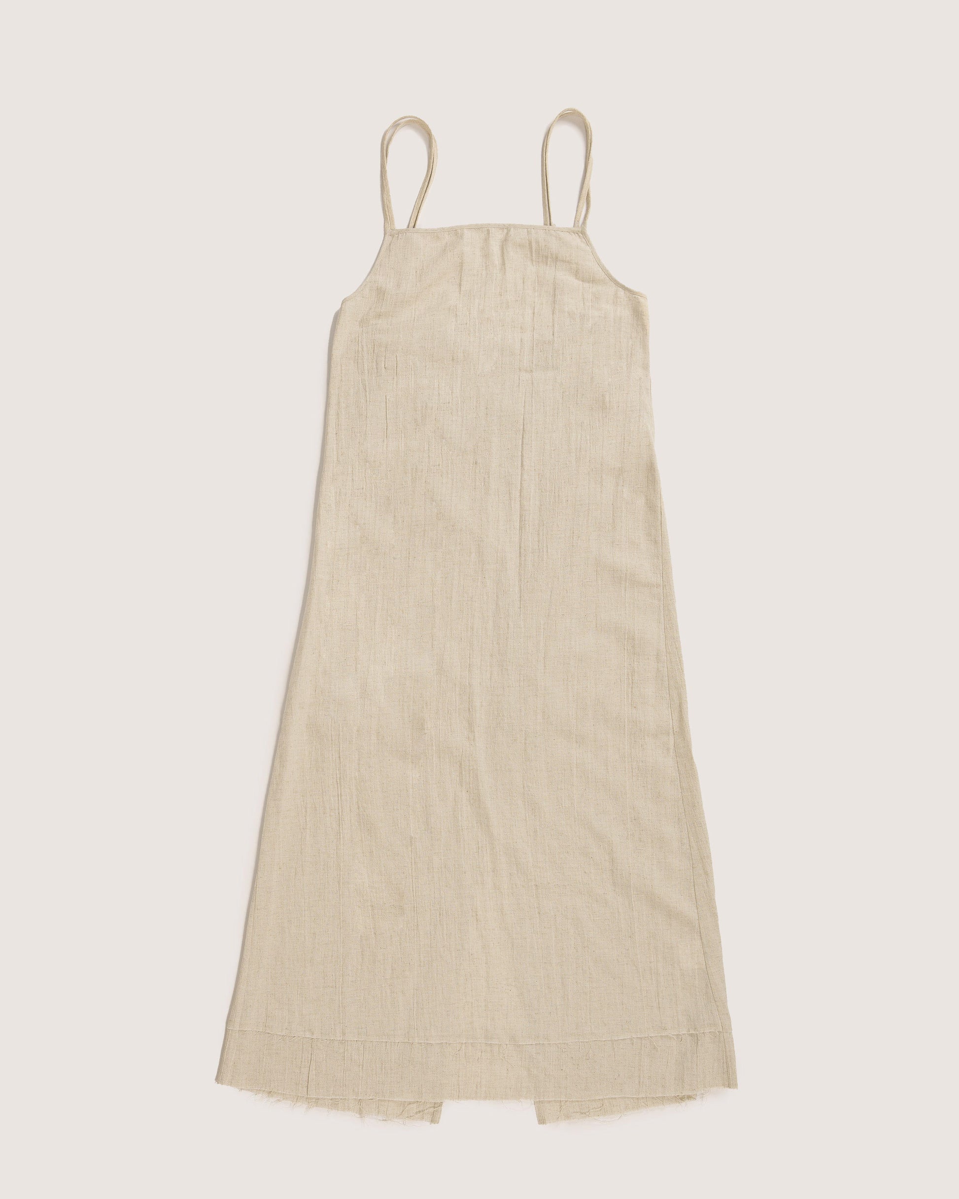 Spaghetti Dress [W] - Raw Ecru