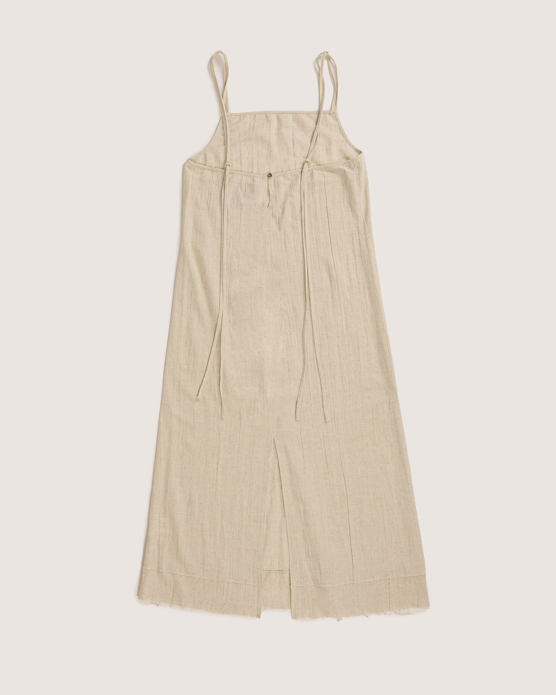 Spaghetti Dress [W] - Raw Ecru