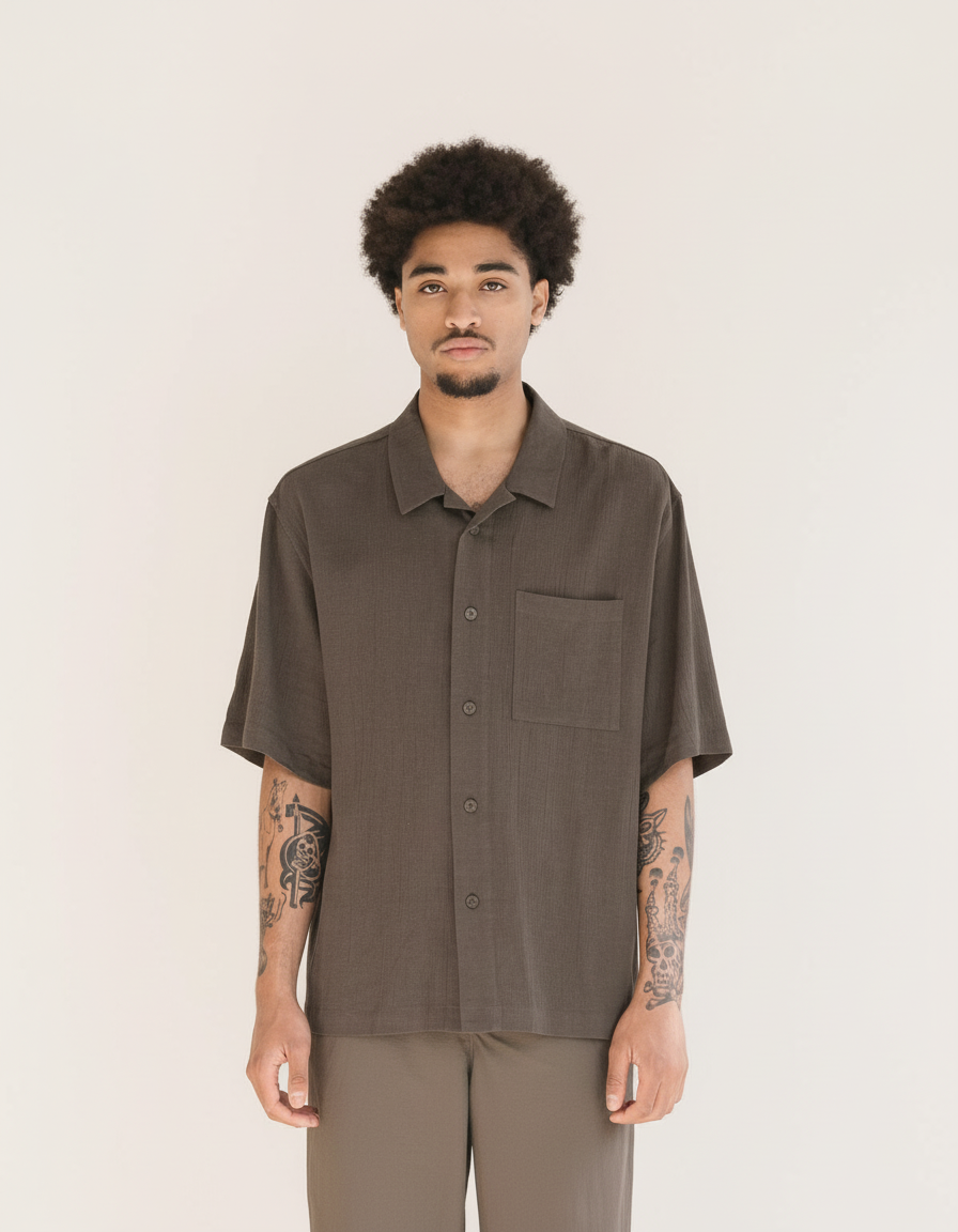 Paseo Shirt - Light Charcoal