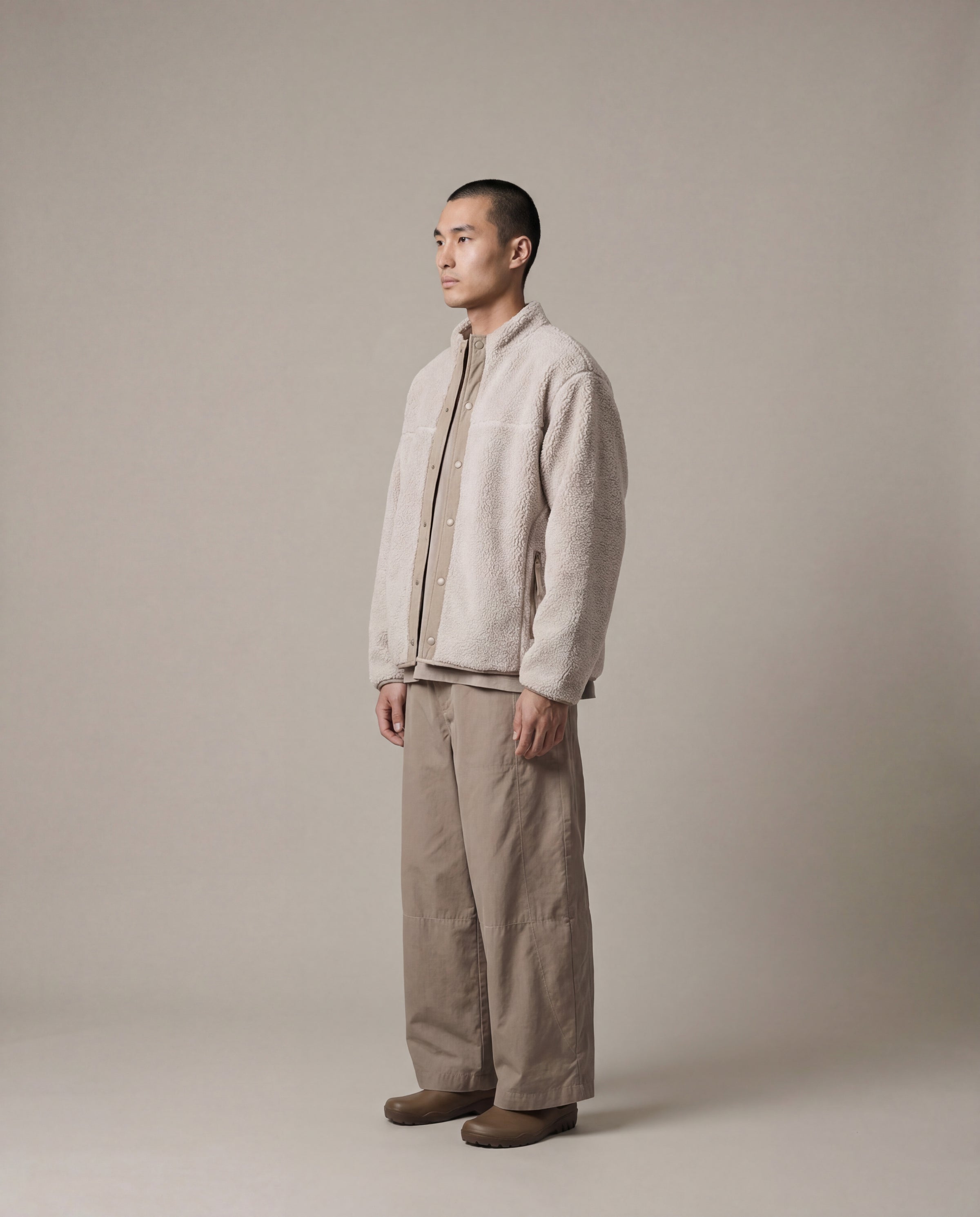 Satta Kami Fleece - Pebble Beige