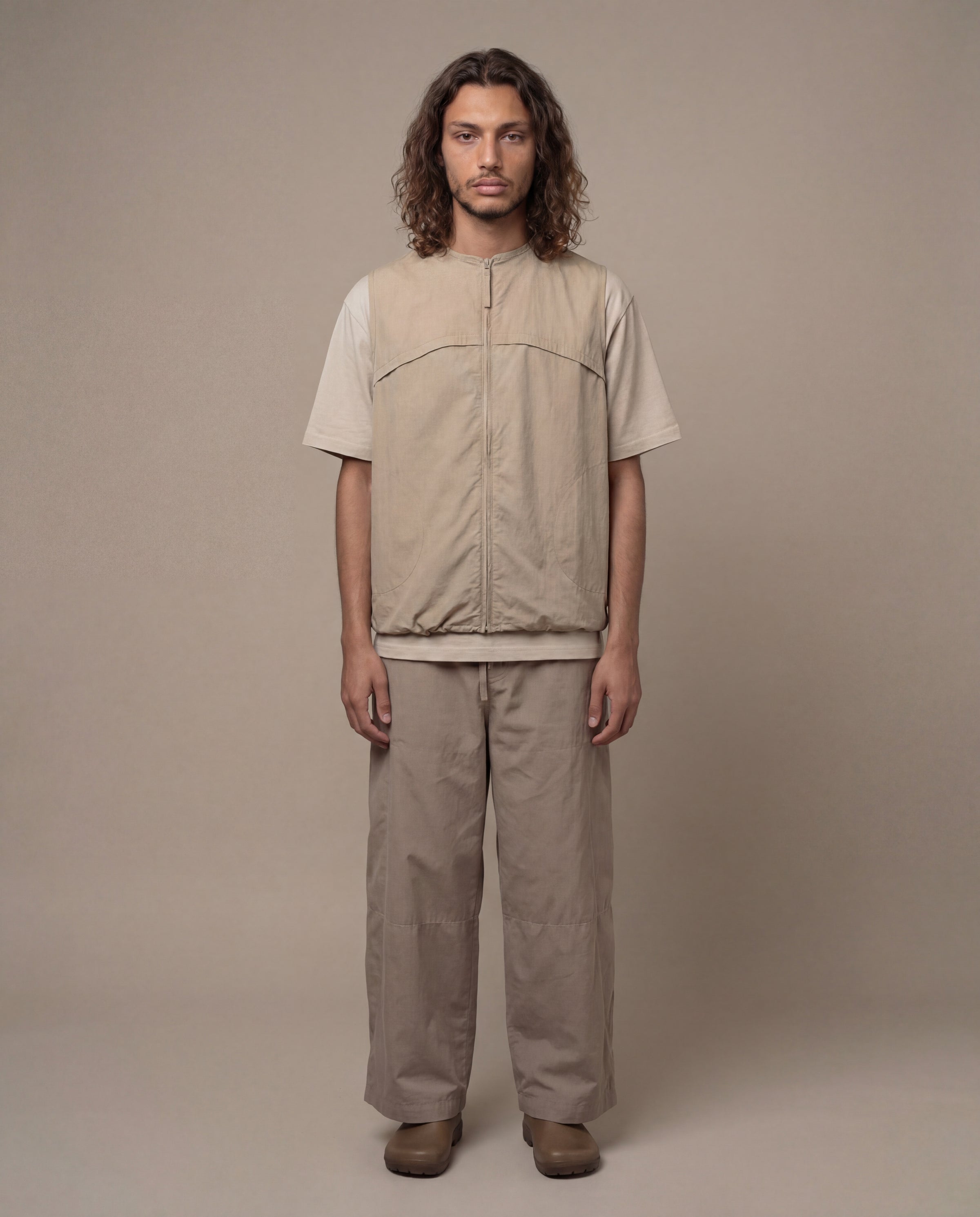 Satta Balloon Vest - Dark Stone