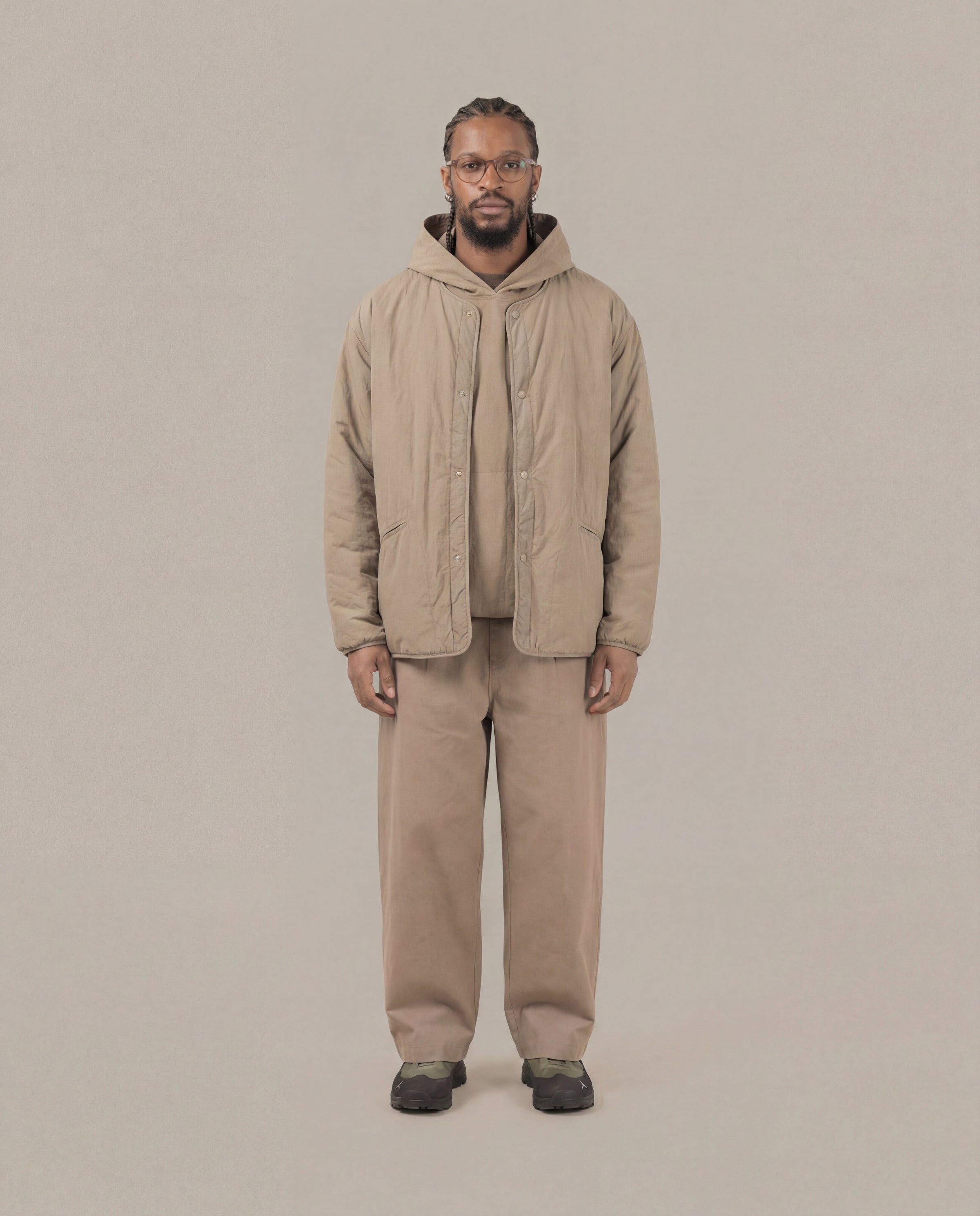 Satta Dojo Jacket - Dark Stone