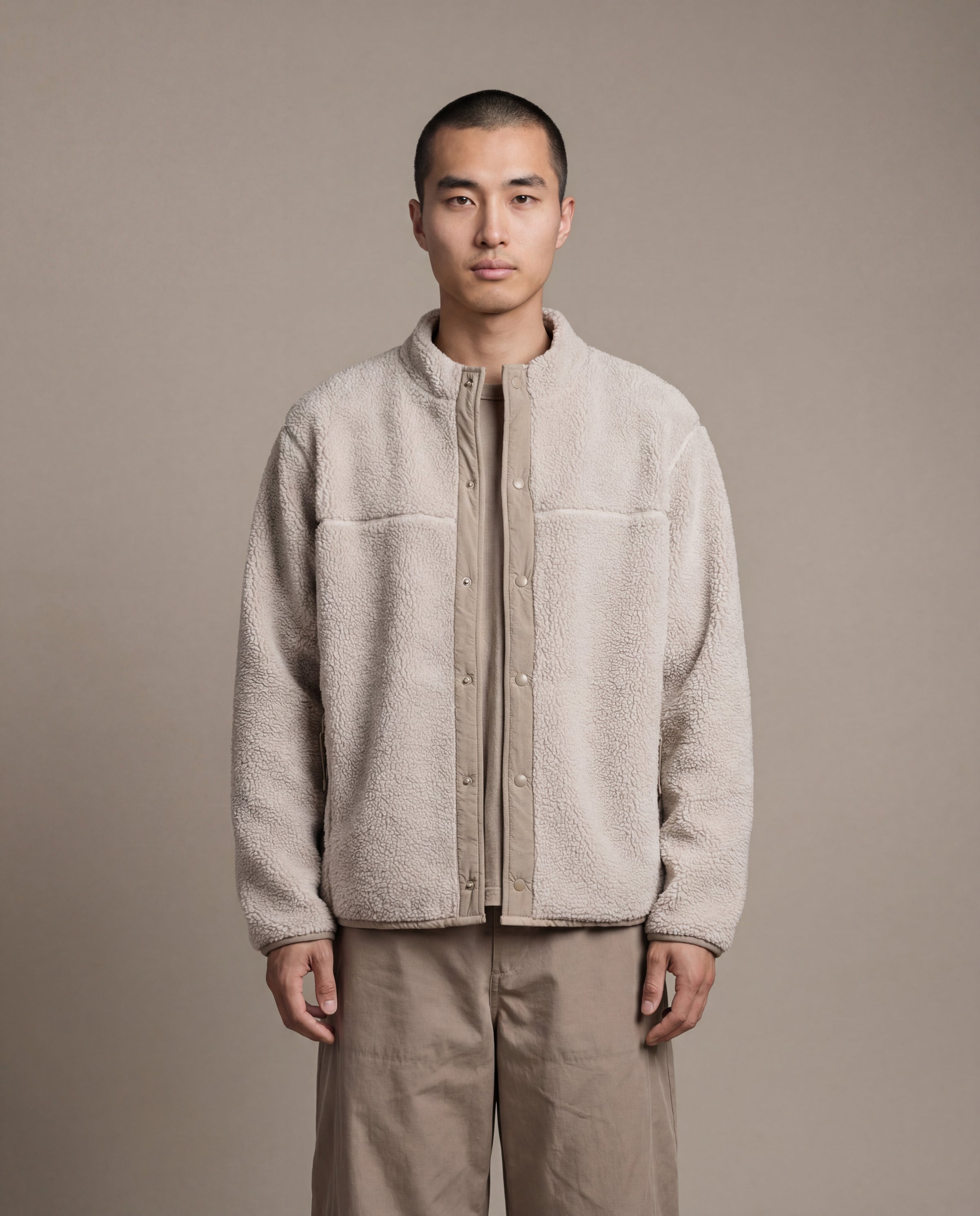 Satta Kami Fleece - Pebble Beige