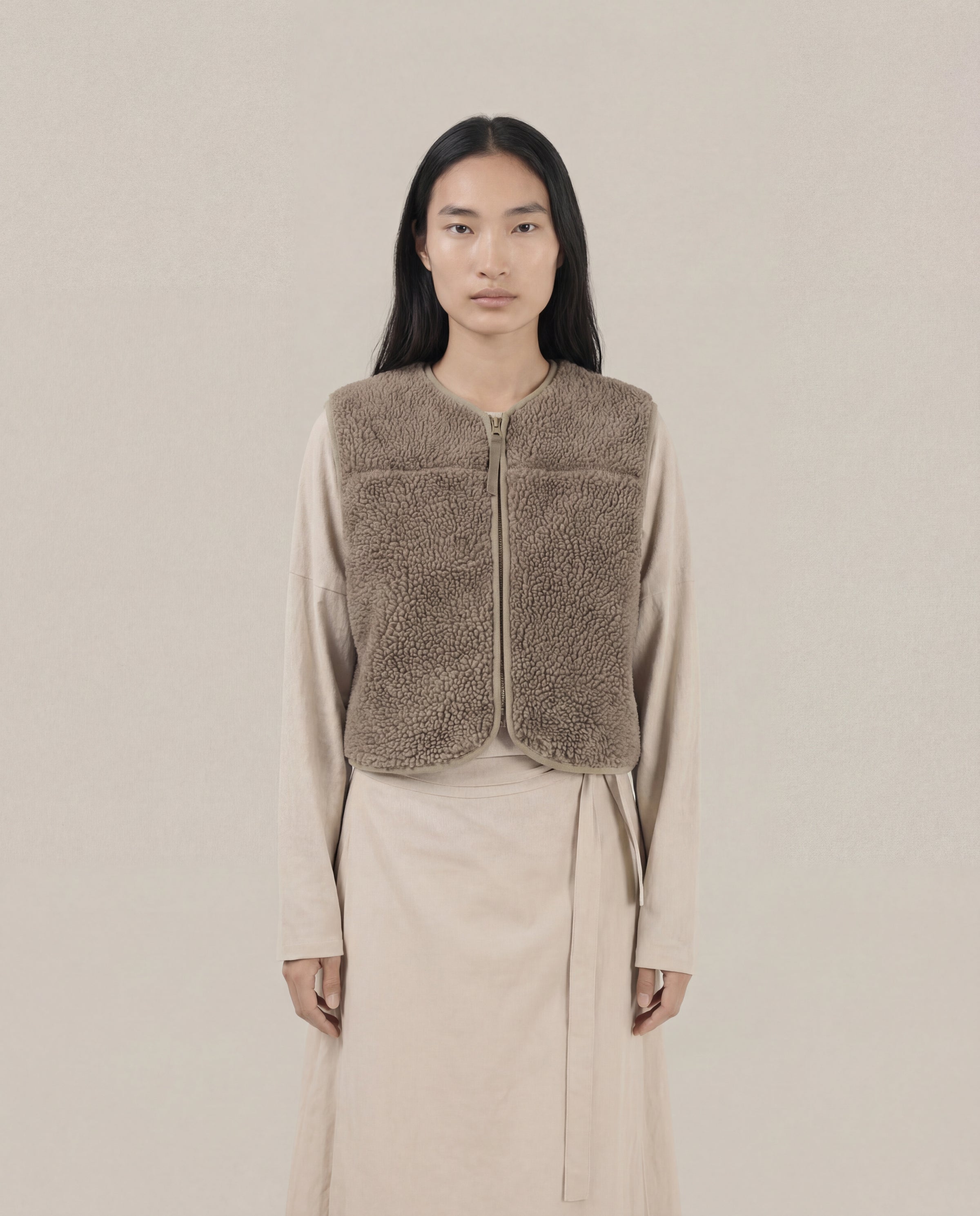 Satta Leaf Vest [W] - Brown