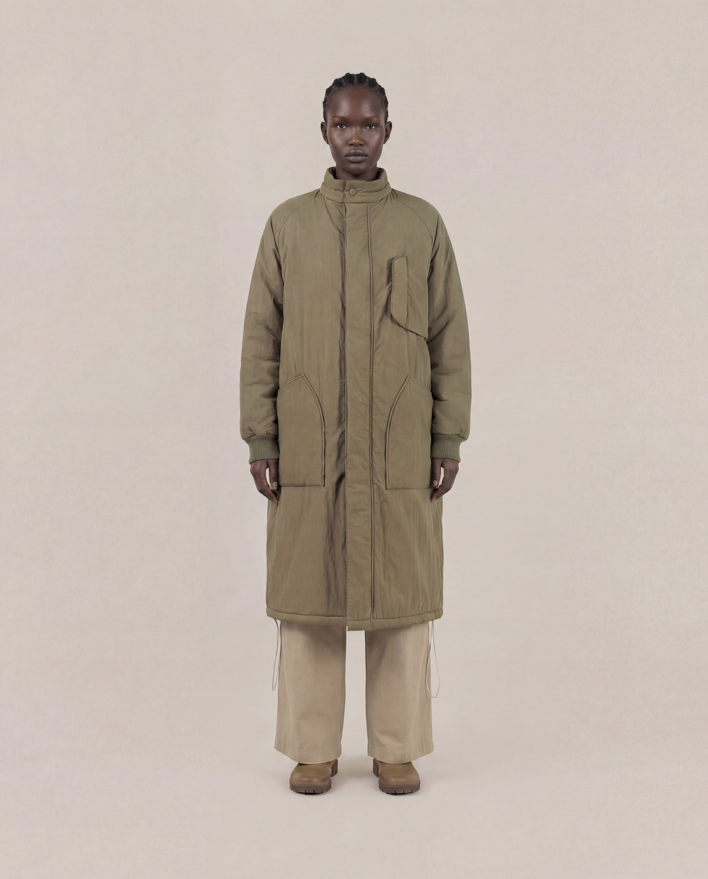 Satta Lightly Padded Parka [W] - Olive