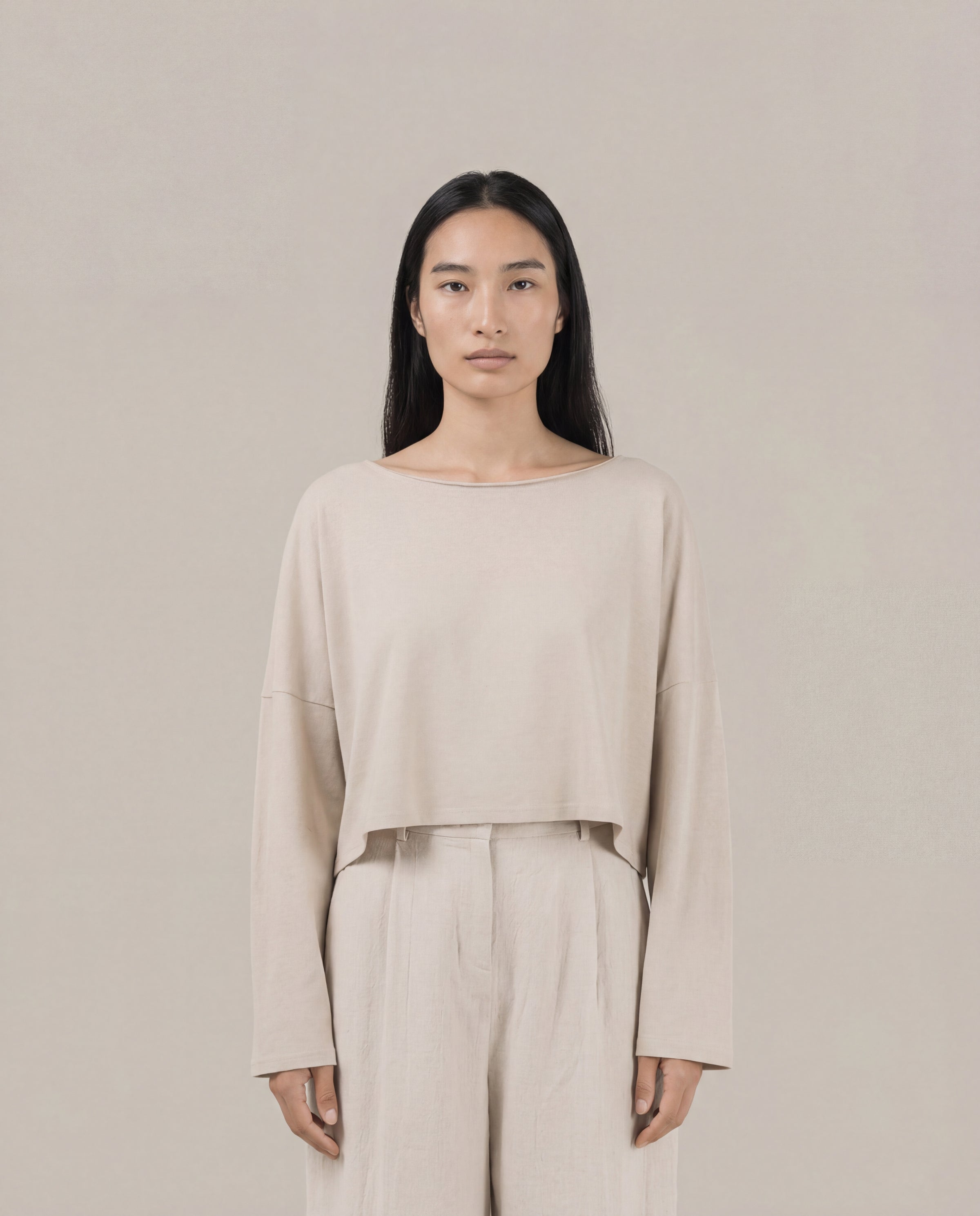 Satta Ls Box Top [W] - Ecru