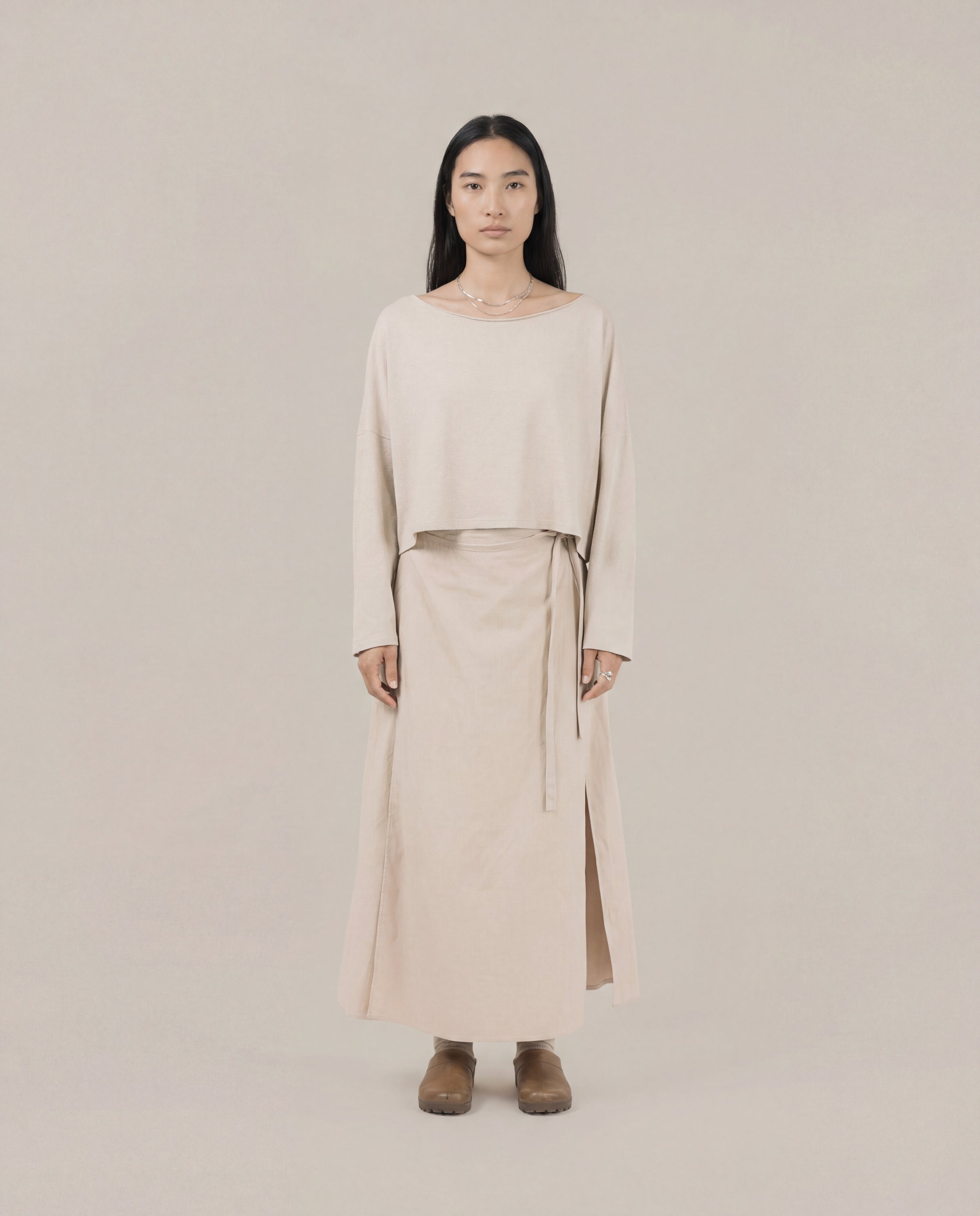 Satta Ls Box Top [W] - Ecru