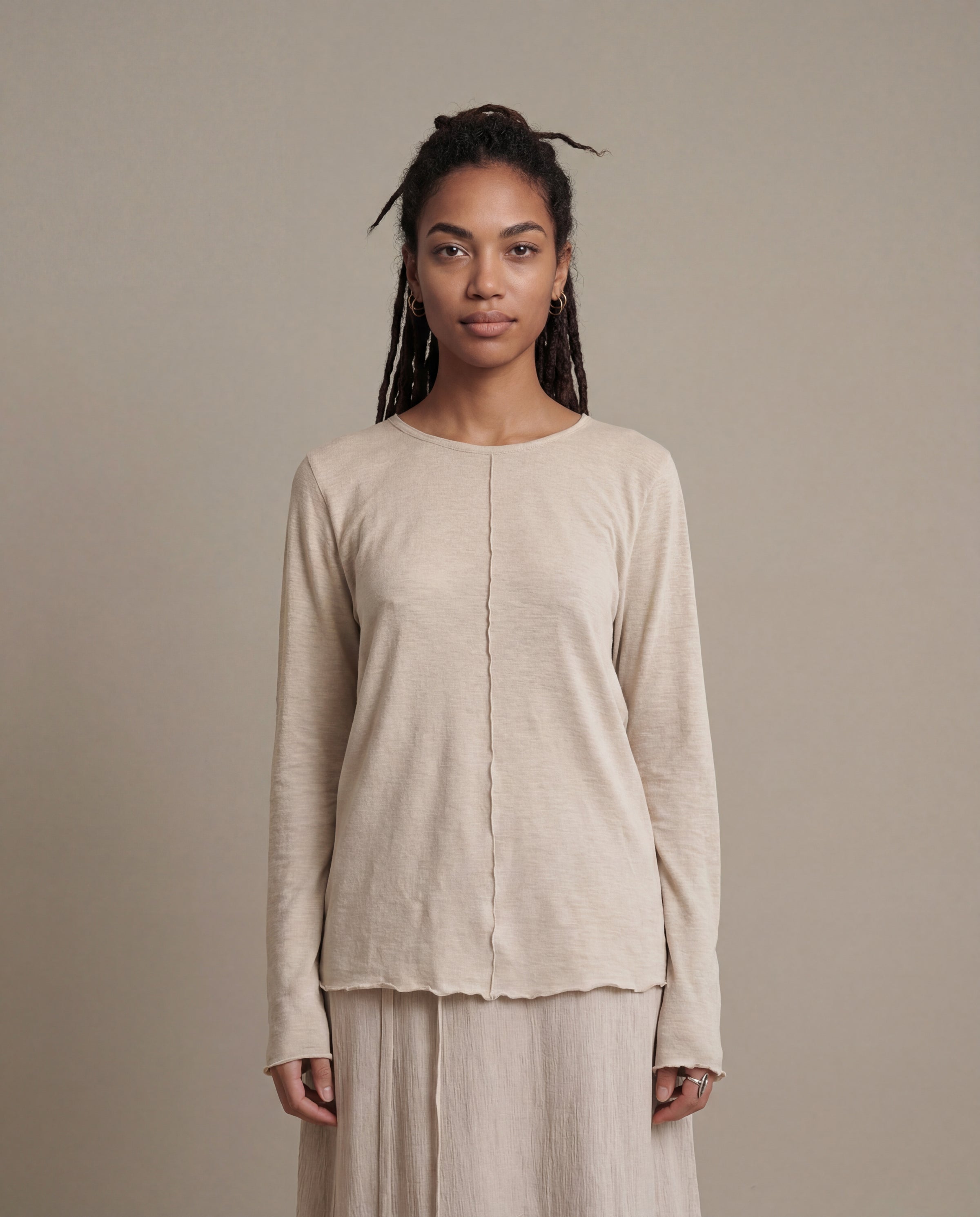 Satta Ls Seam Top [W] - Raw Ecru