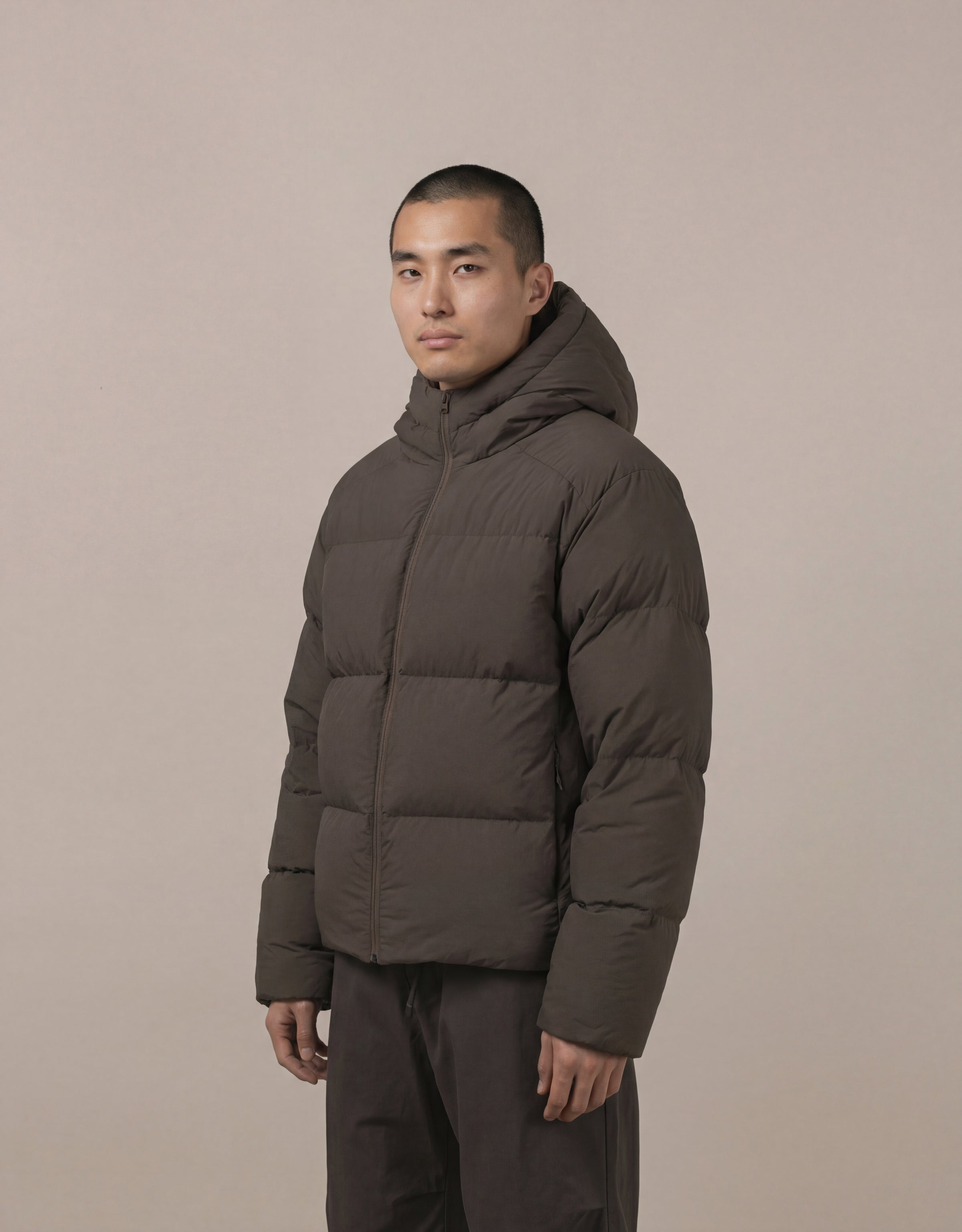 Satta Puffer Jacket - Charcoal