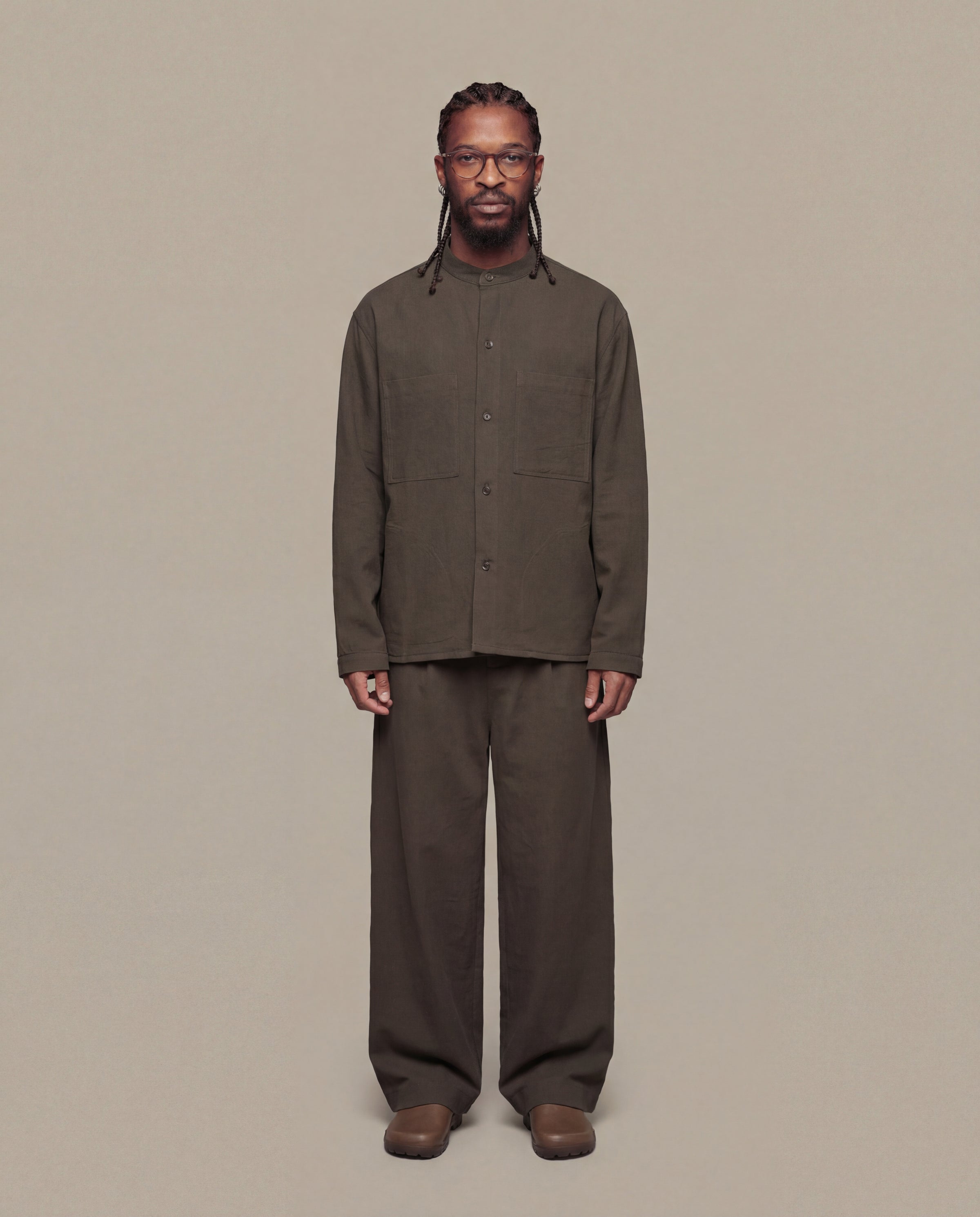 Satta Suri Overshirt - Charcoal