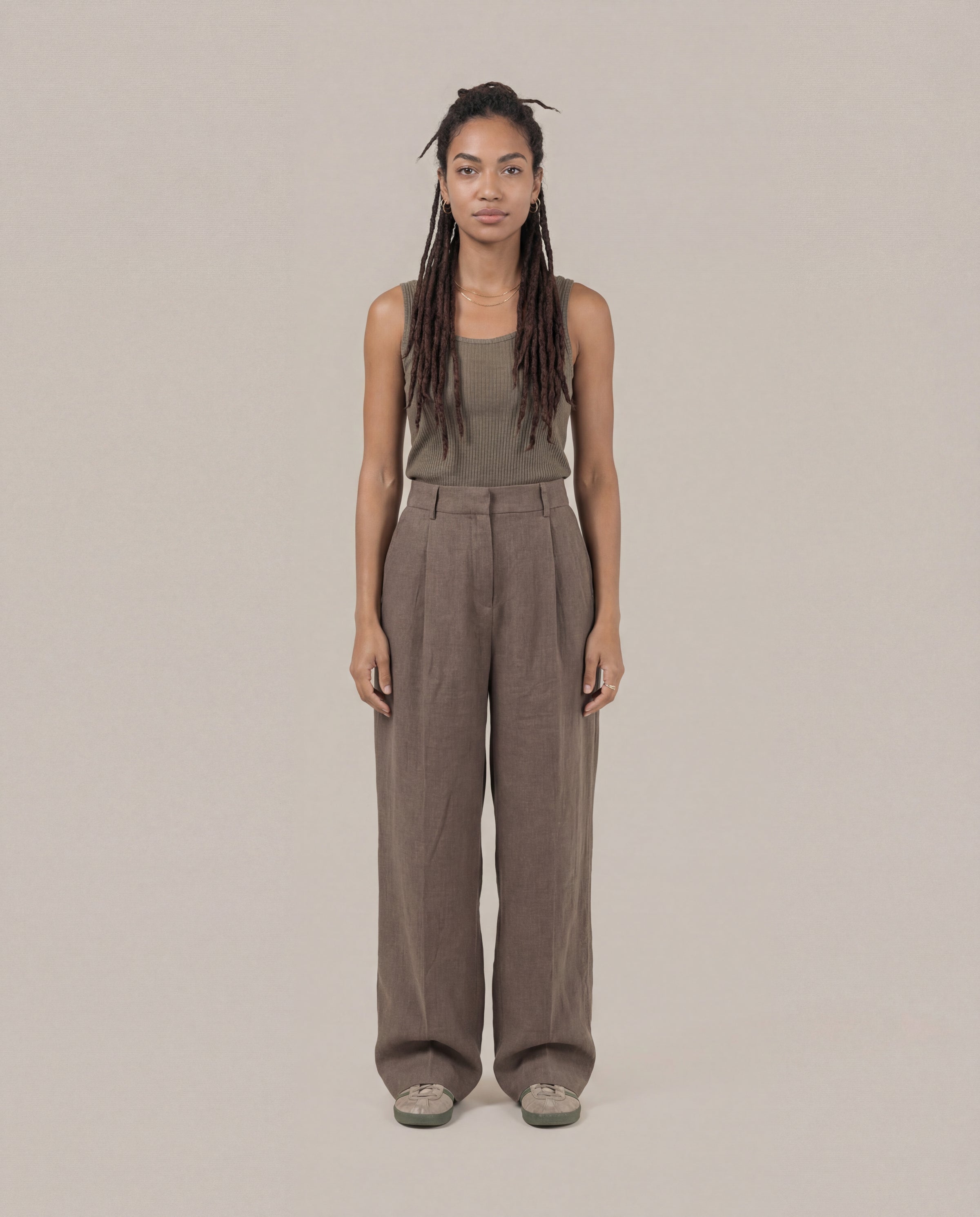 Satta Wide Leg Tailored Trouser [W] - Charcoal