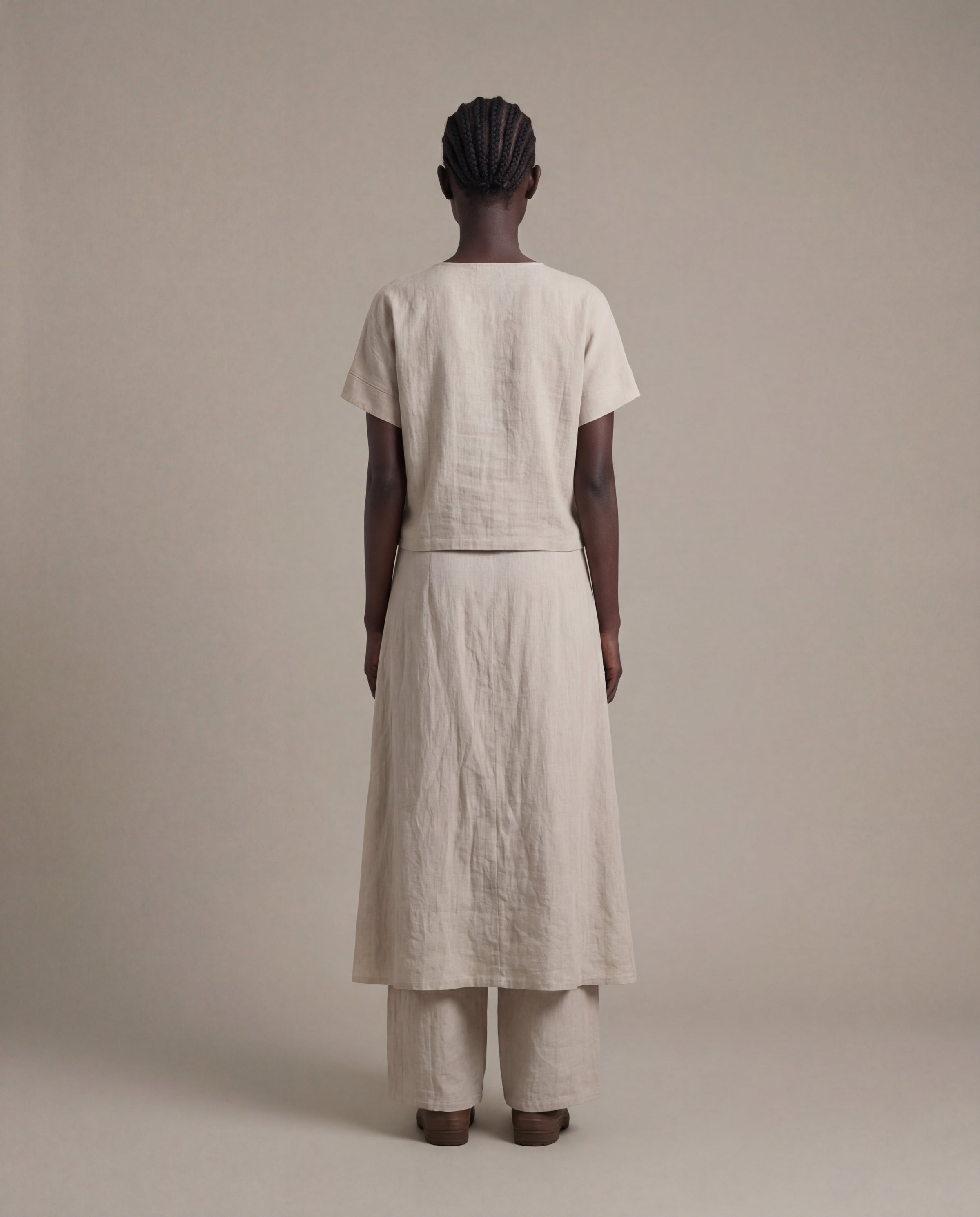 Satta Wrap Skirt [W] - Raw Ecru