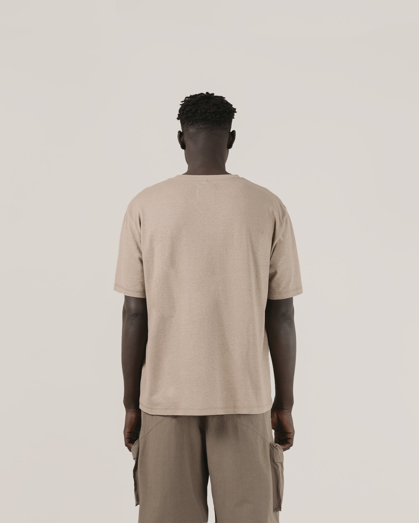 Satta | Hemp Flatlock Tee - Stone