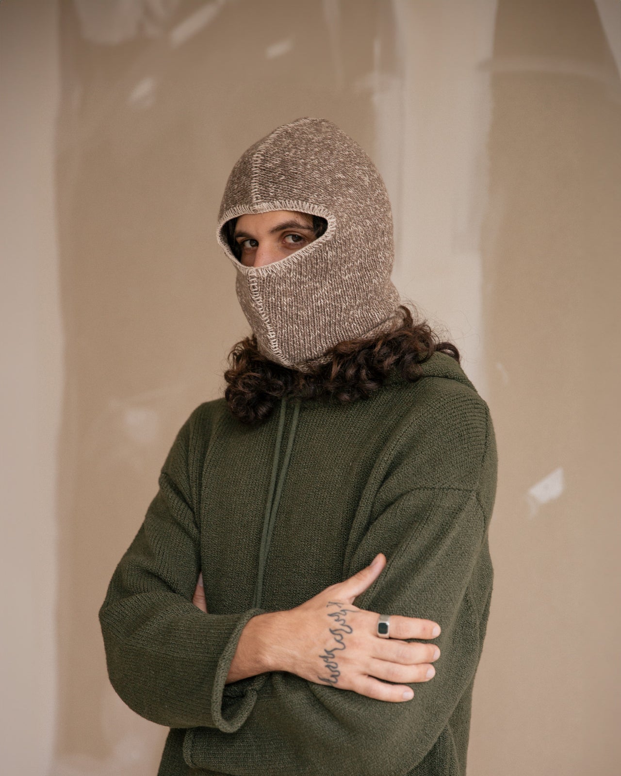 Satta | Balaclava - Speckled Brown / Calico