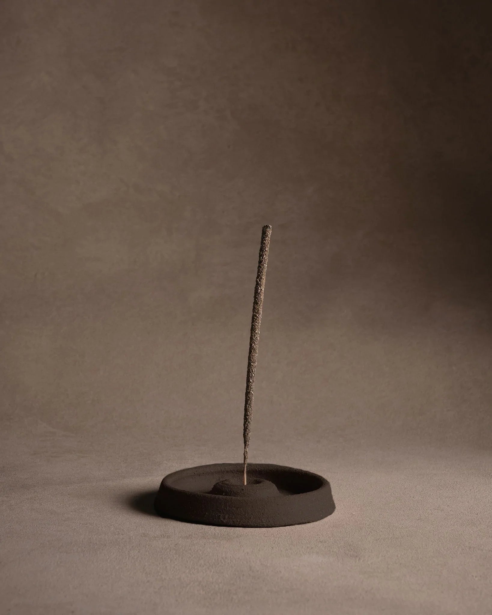 Incense Holder [C] - Raw Black Clay