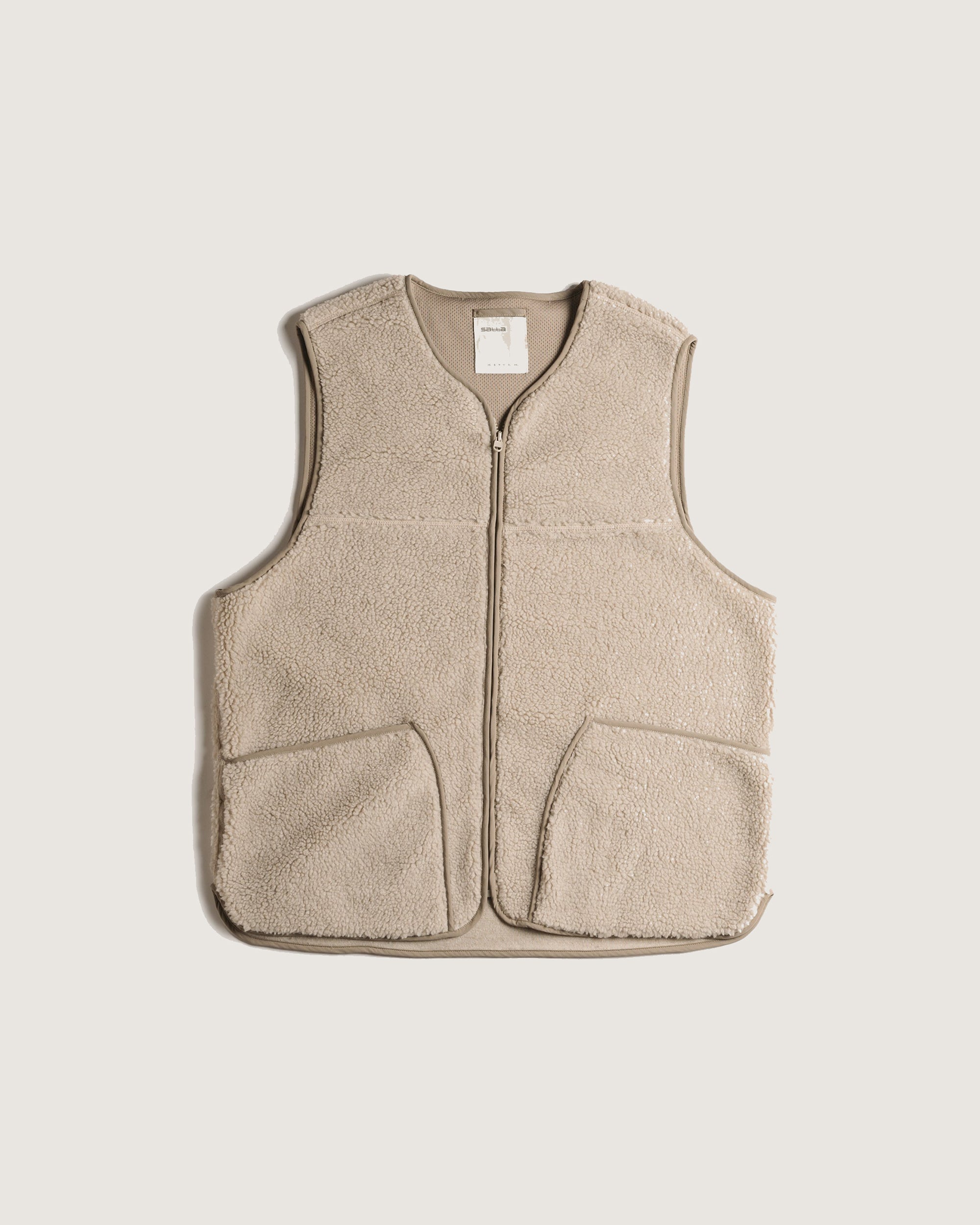 Satta Sibsi Vest - Pebble Beige
