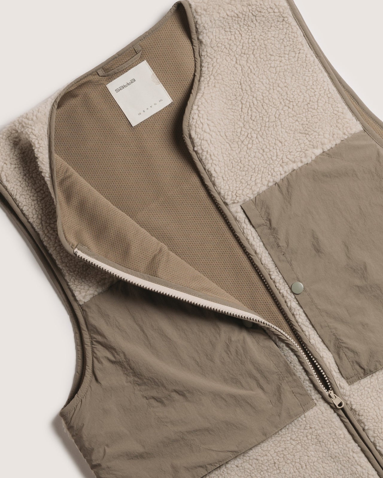 Satta | Quasi Vest - Pebble Beige