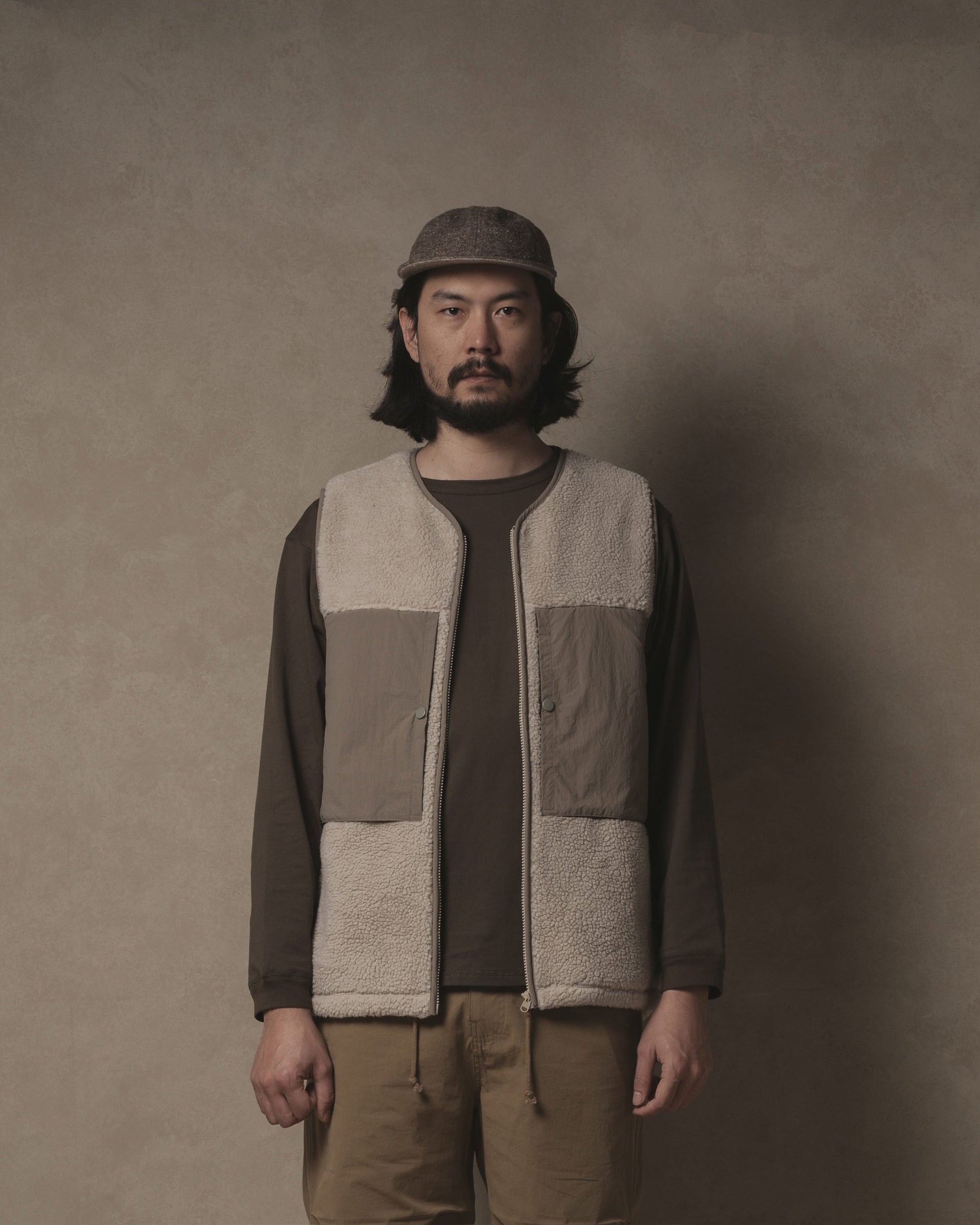 Quasi Vest - Pebble Beige