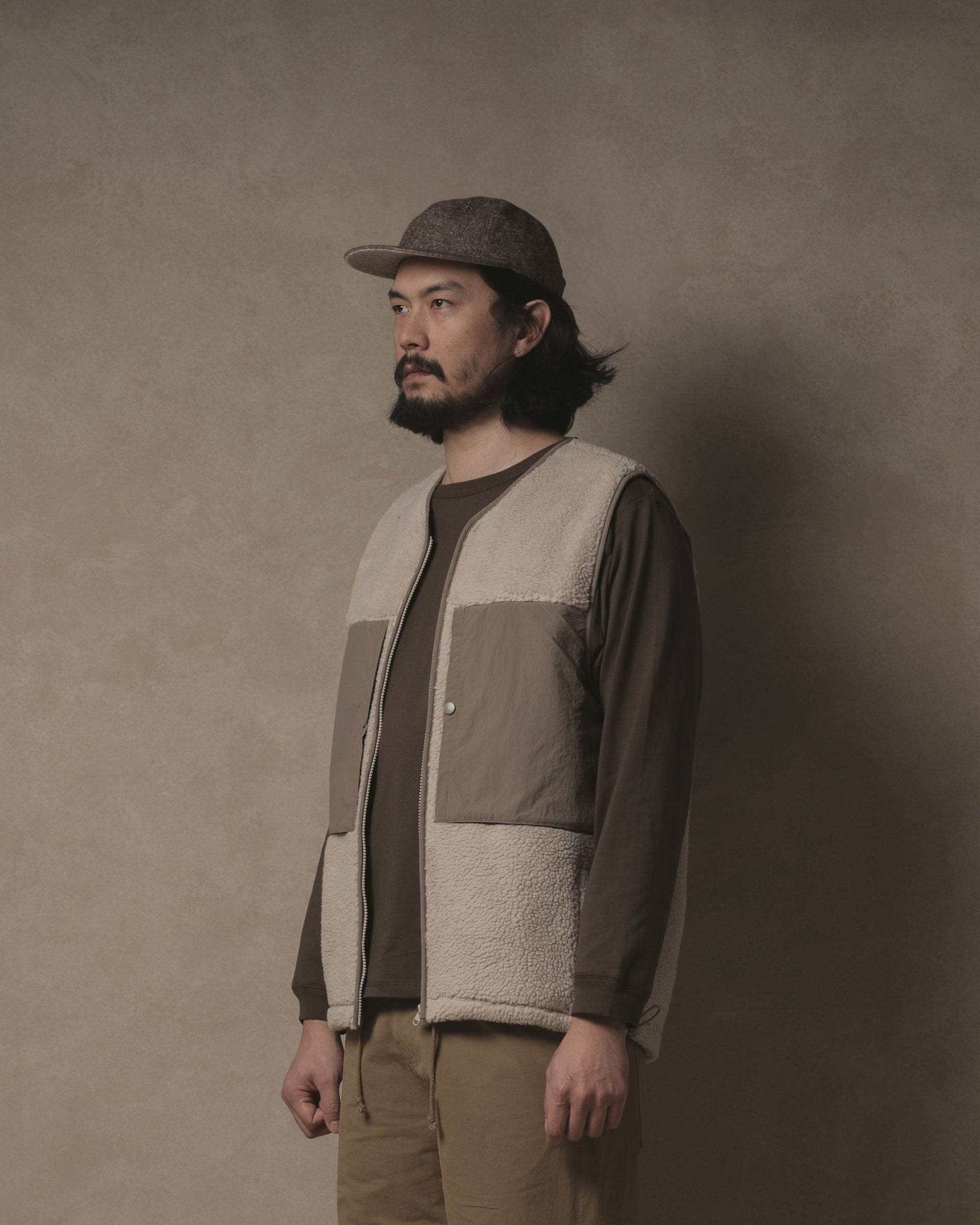 Quasi Vest - Pebble Beige