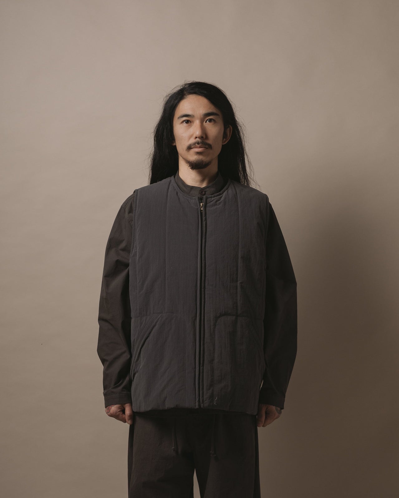 Satta | Cloud Vest - Washed Black