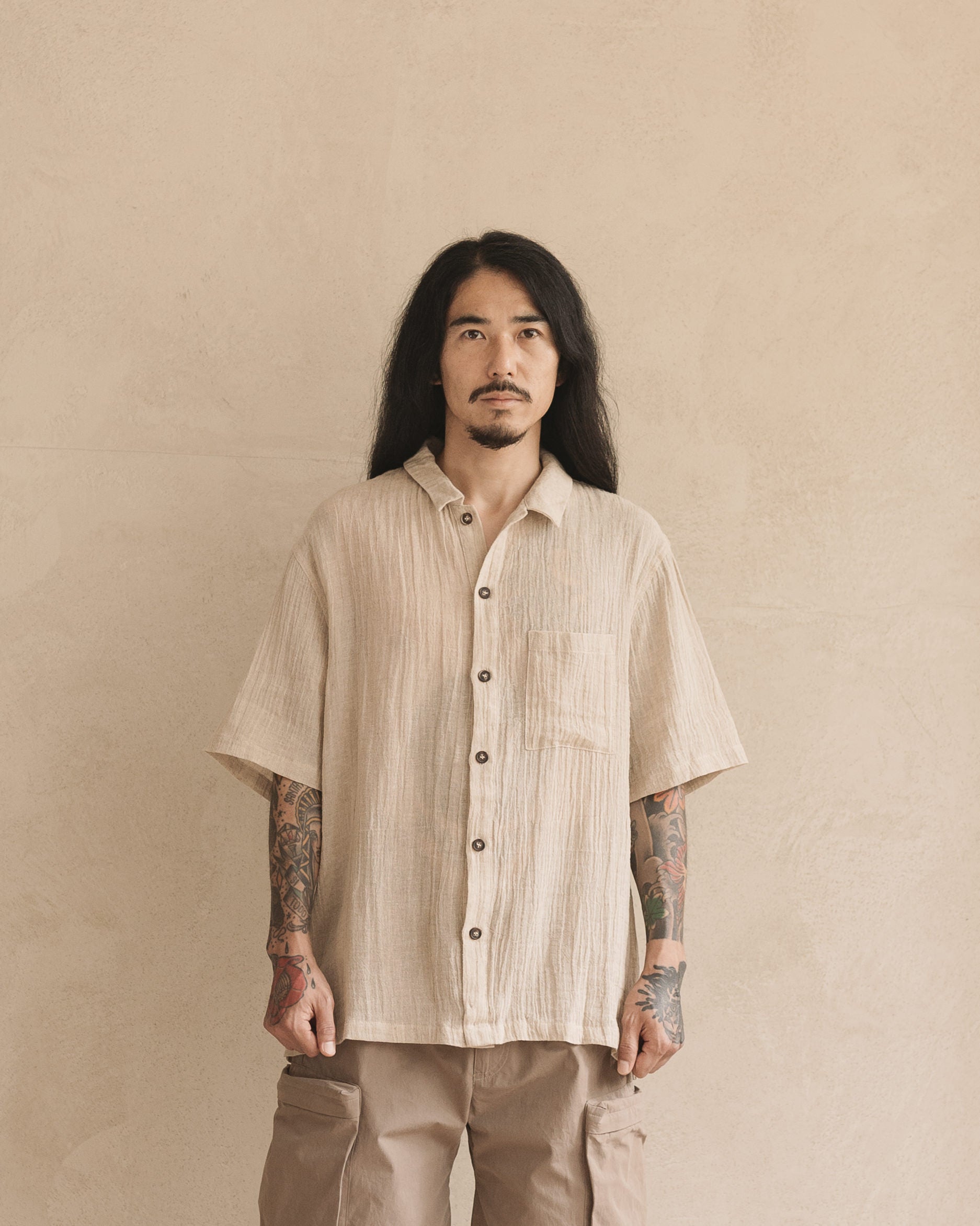 Satta | Paseo Shirt - Raw Ecru